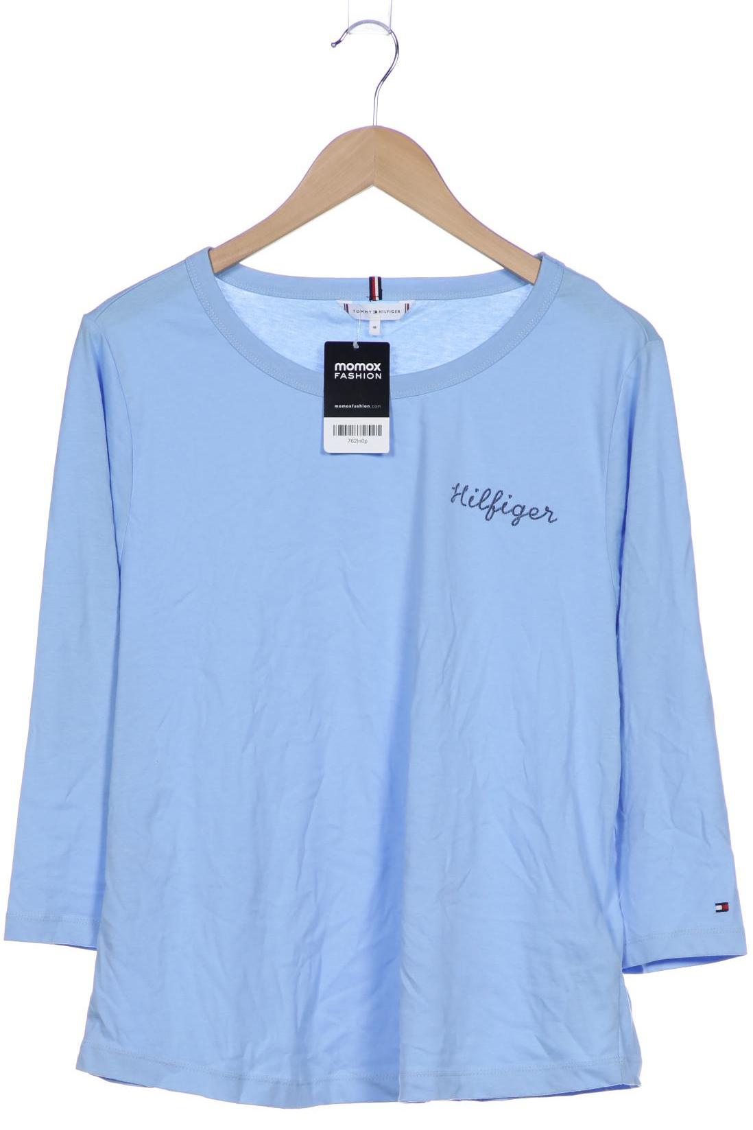 

Tommy Hilfiger Damen Langarmshirt, blau, Gr. 48