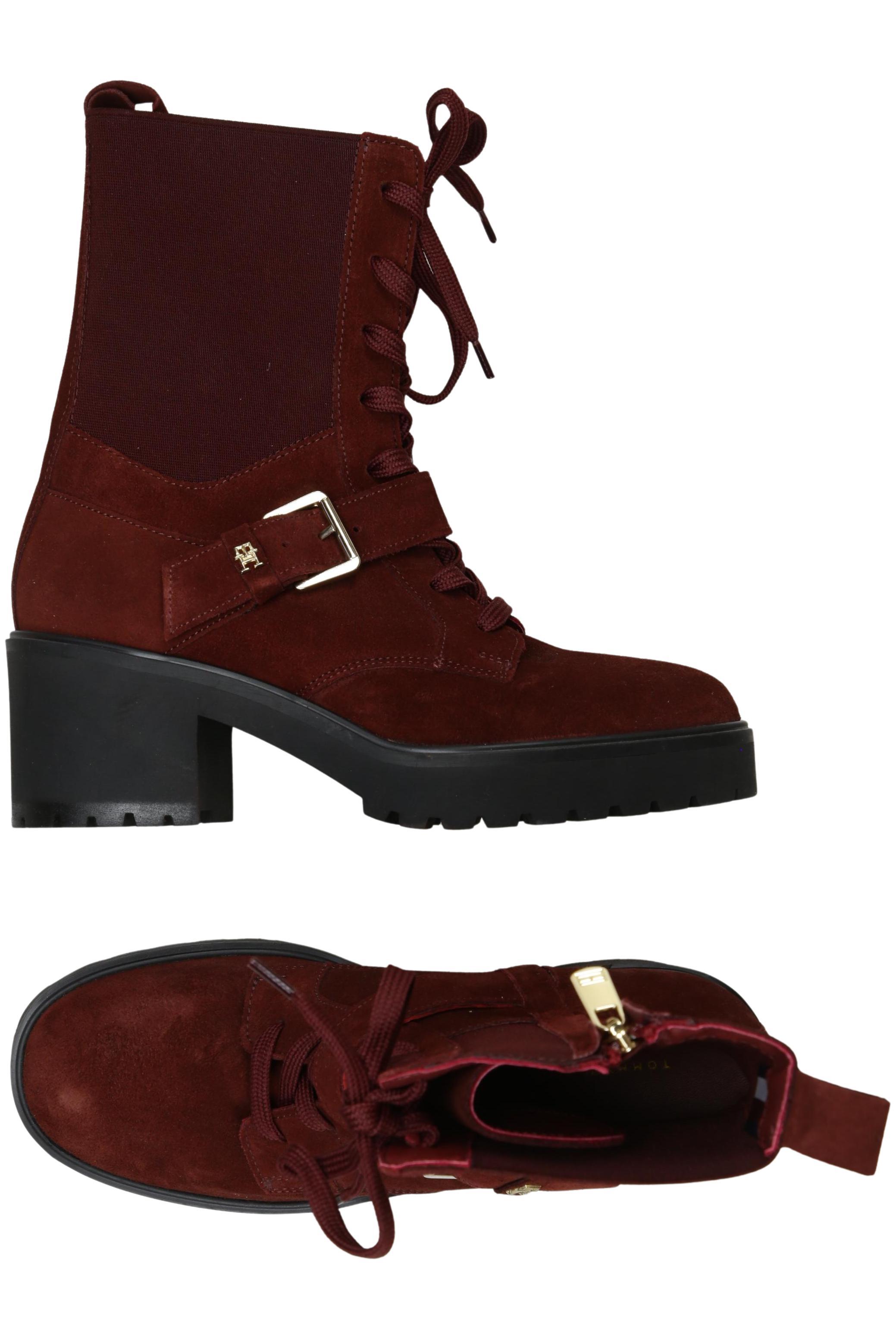 

Tommy Hilfiger Damen Stiefelette, bordeaux, Gr. 39