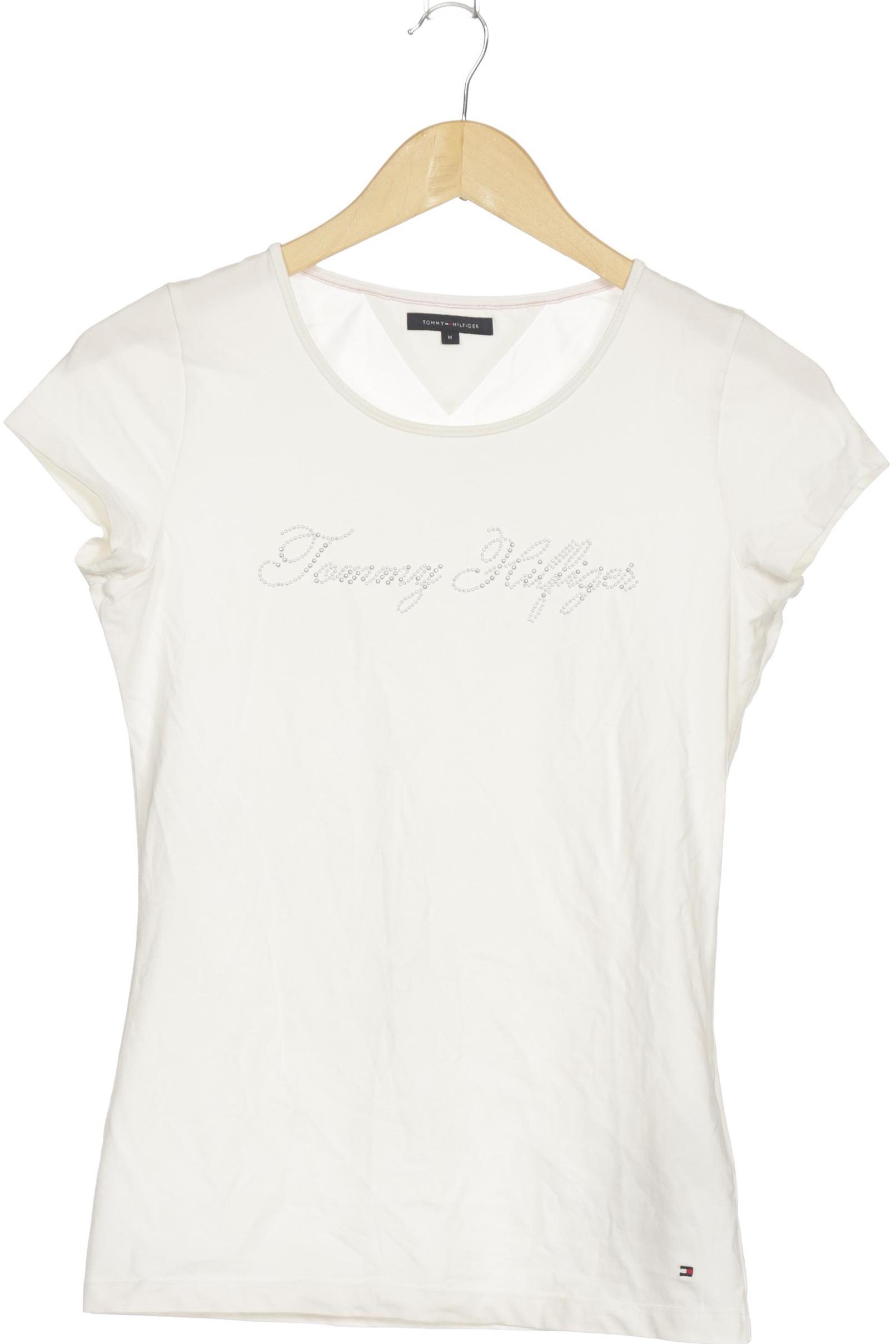 

Tommy Hilfiger Damen T-Shirt, cremeweiß, Gr. 38