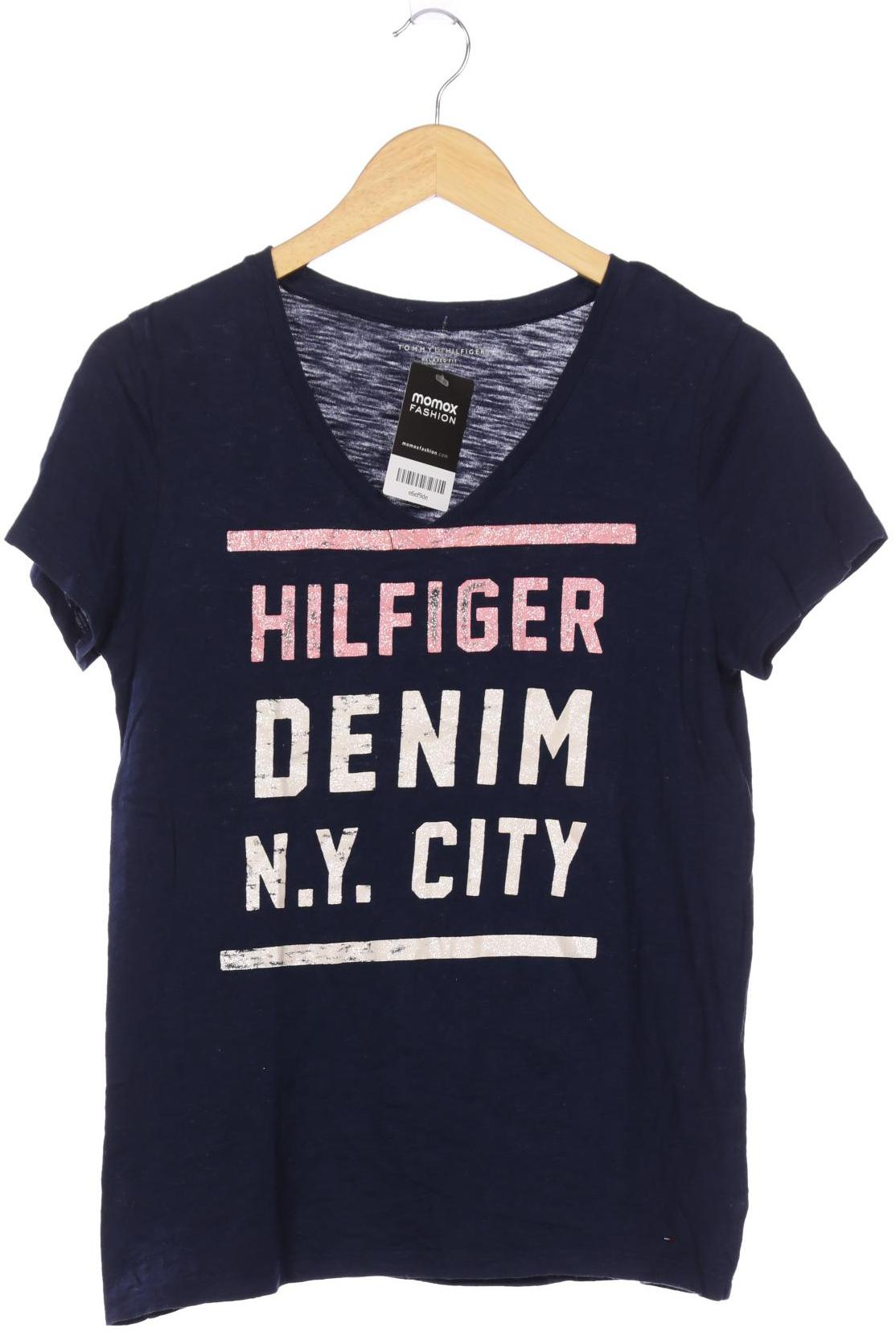 

Tommy Hilfiger Damen T-Shirt, blau, Gr. 36
