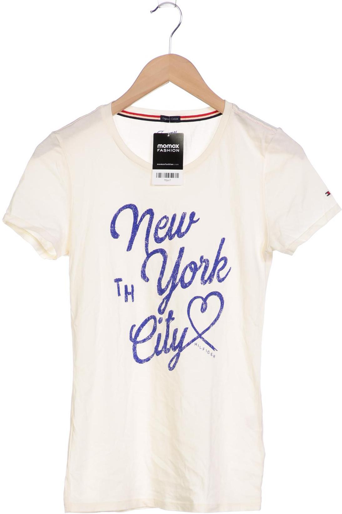 

Tommy Hilfiger Damen T-Shirt, cremeweiß, Gr. 38