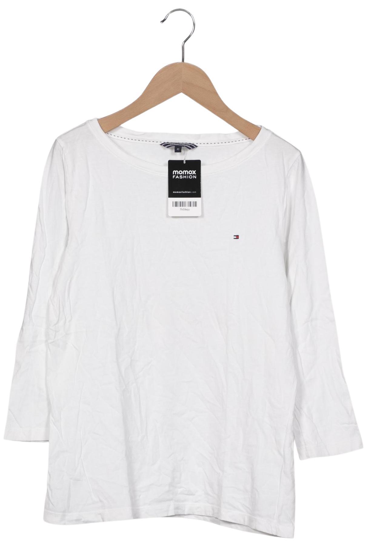 

Tommy Hilfiger Damen Langarmshirt, weiß, Gr. 34