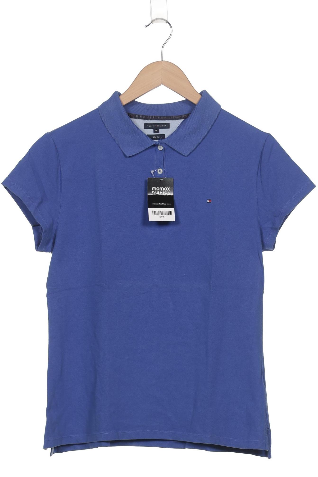 

Tommy Hilfiger Damen Poloshirt, blau, Gr. 46