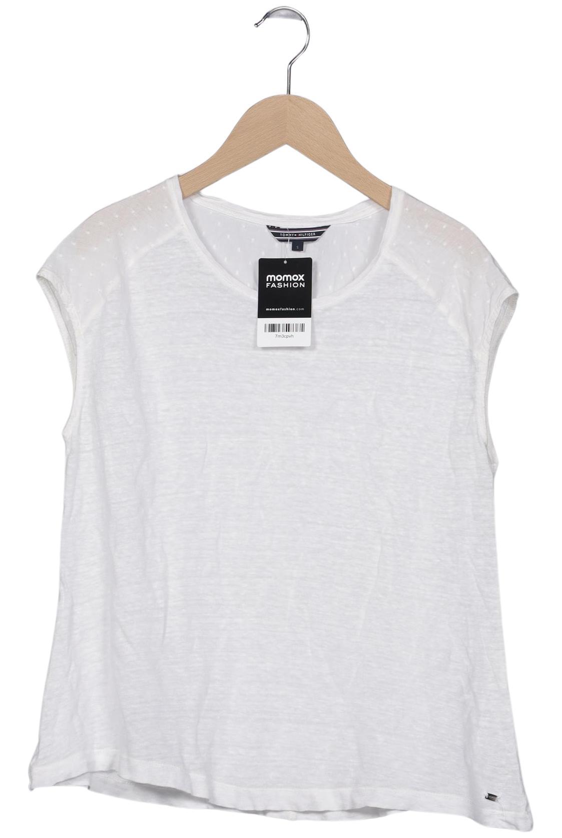 

Tommy Hilfiger Damen T-Shirt, cremeweiß, Gr. 36