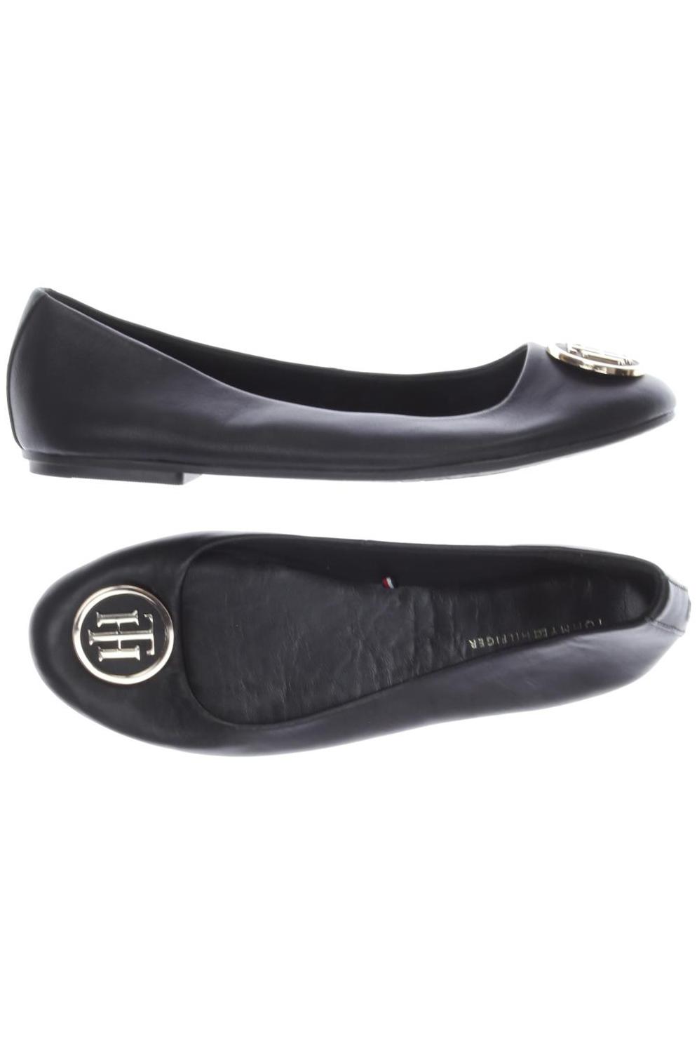 

Tommy Hilfiger Damen Ballerinas, schwarz, Gr. 39