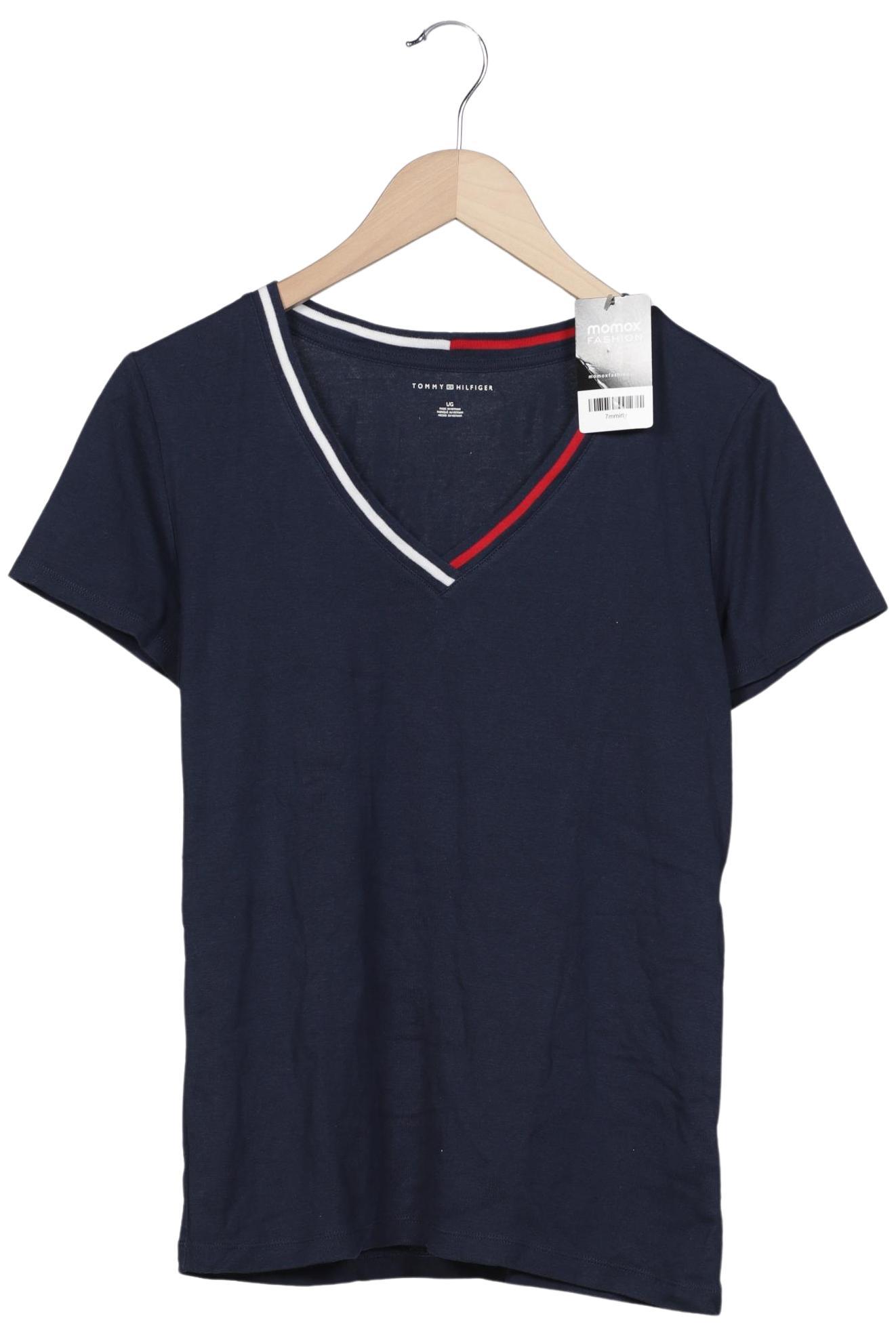 

Tommy Hilfiger Damen T-Shirt, marineblau, Gr. 42