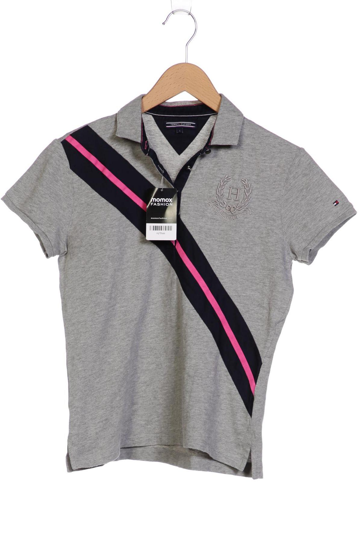 

Tommy Hilfiger Damen Poloshirt, grau, Gr. 36