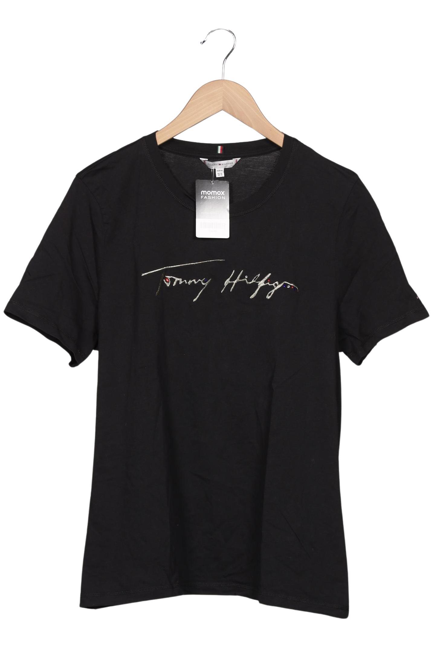 

Tommy Hilfiger Damen T-Shirt, schwarz, Gr. 46