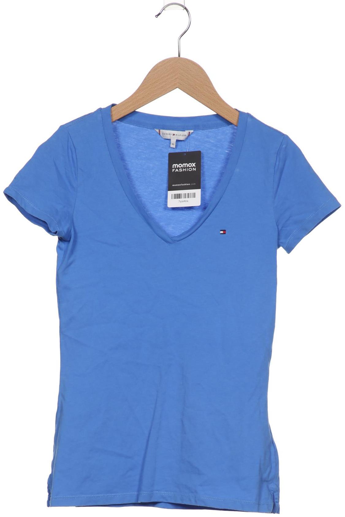 

Tommy Hilfiger Damen T-Shirt, blau, Gr. 34
