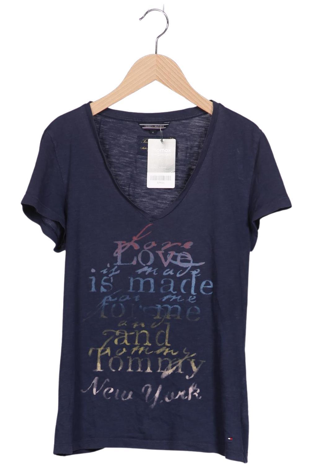 

Tommy Hilfiger Damen T-Shirt, marineblau, Gr. 38