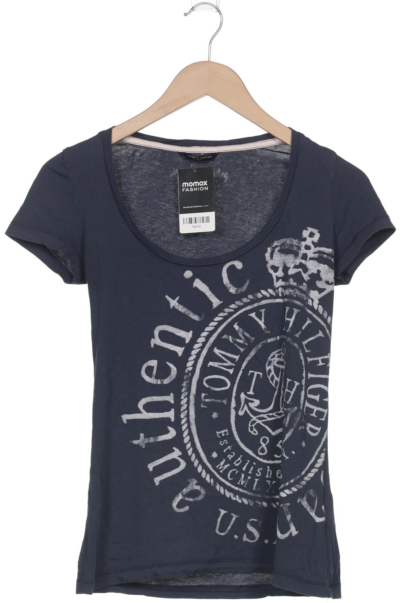 

Tommy Hilfiger Damen T-Shirt, marineblau, Gr. 34
