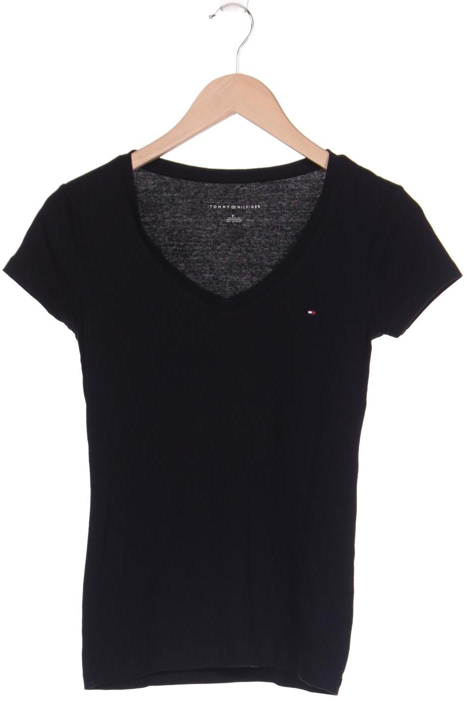 

Tommy Hilfiger Damen T-Shirt, schwarz, Gr. 36