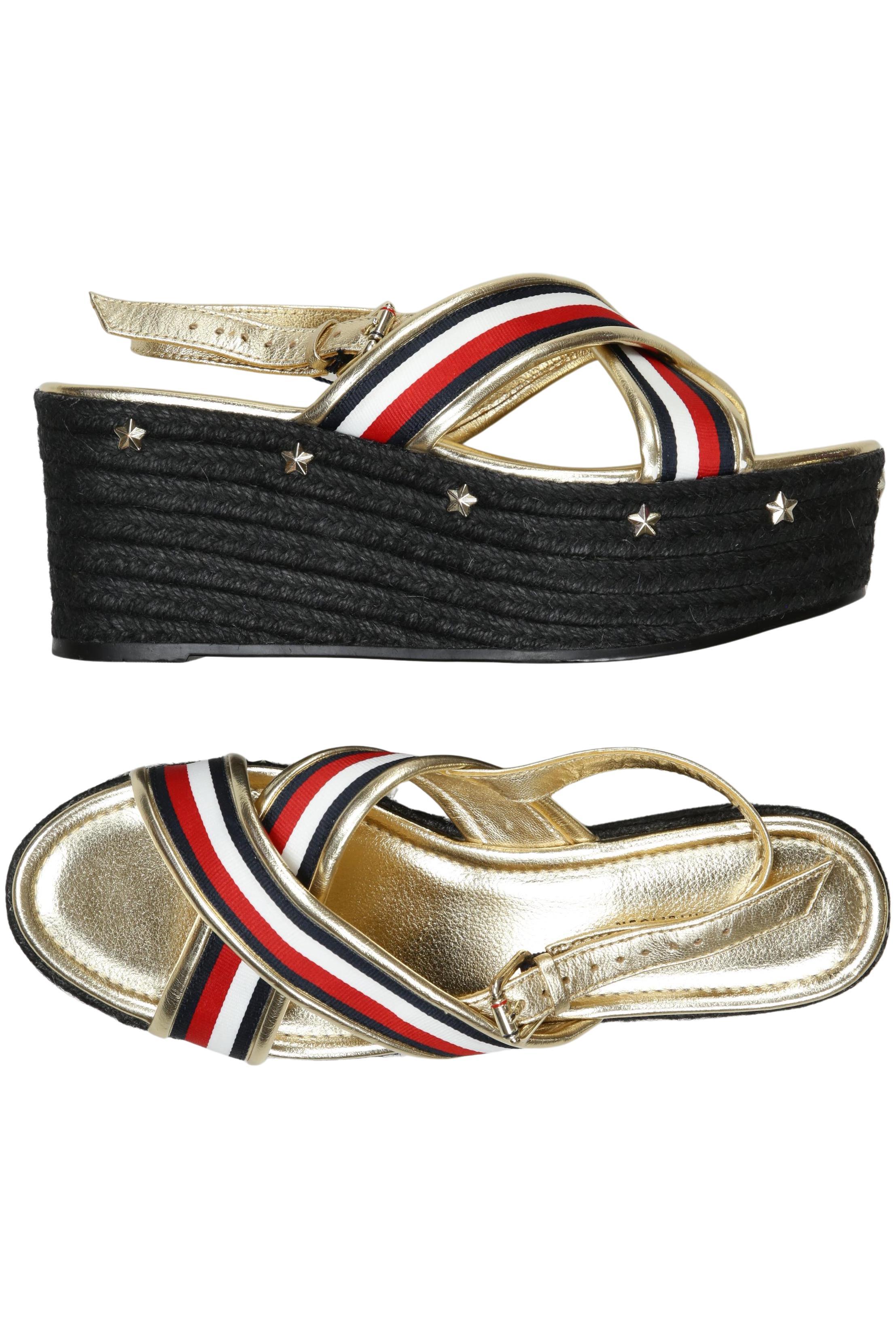 

Tommy Hilfiger Damen Sandale, gold, Gr. 40
