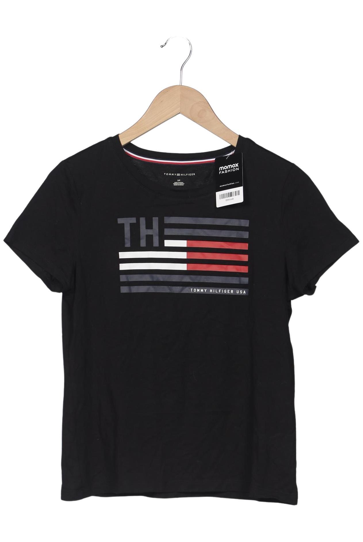 

Tommy Hilfiger Damen T-Shirt, schwarz, Gr. 36