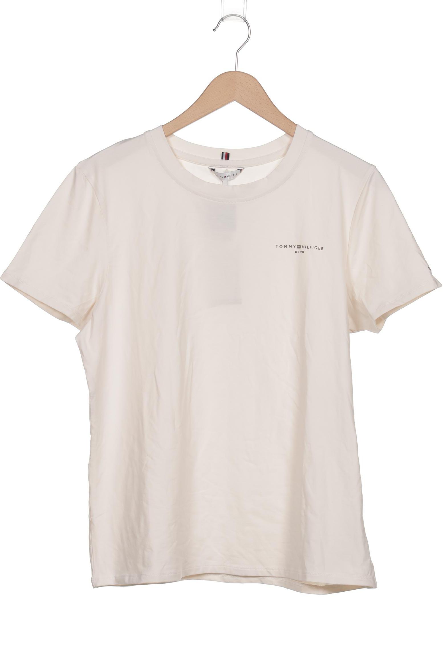 

Tommy Hilfiger Damen T-Shirt, cremeweiß, Gr. 46