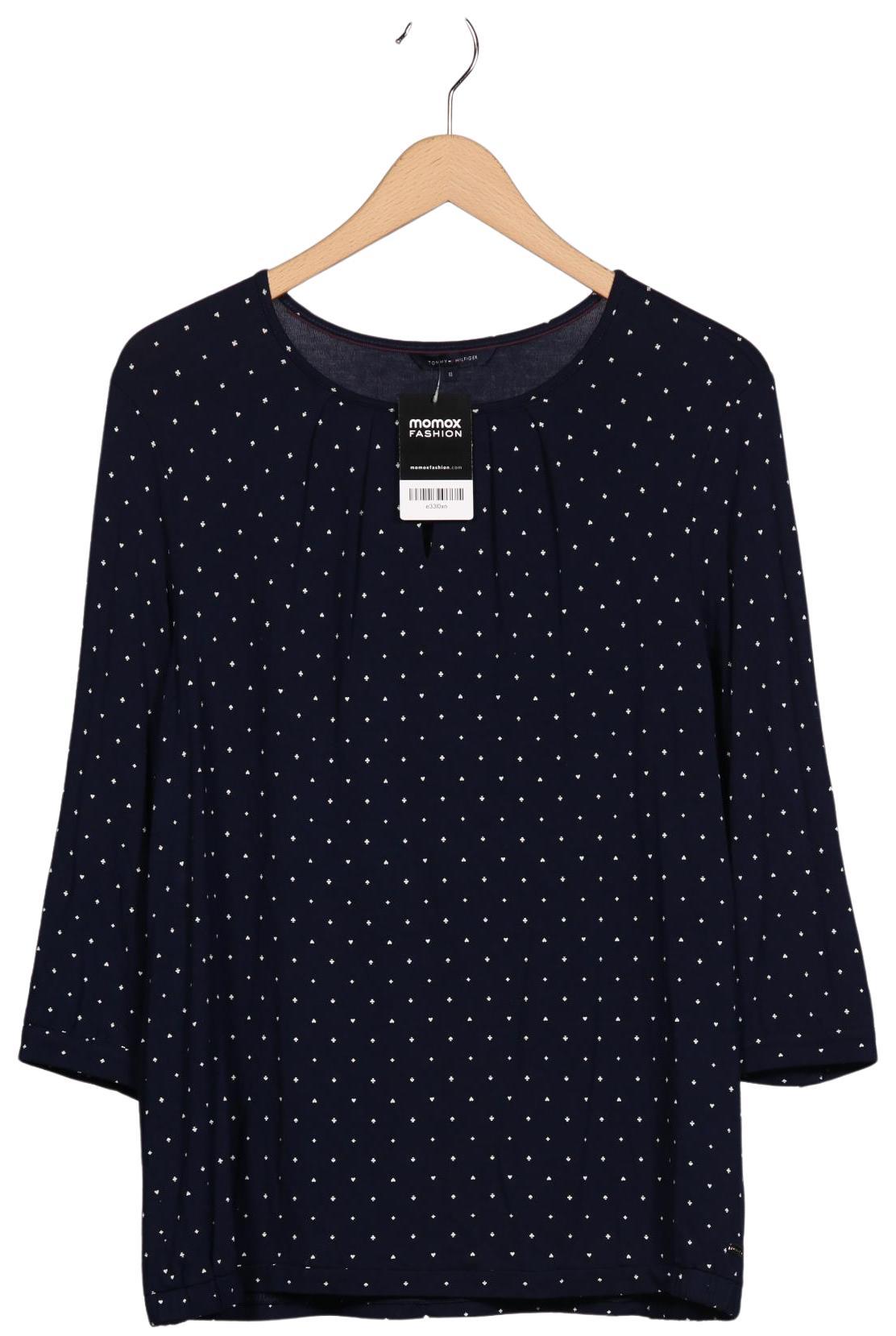 

Tommy Hilfiger Damen Langarmshirt, marineblau, Gr. 10