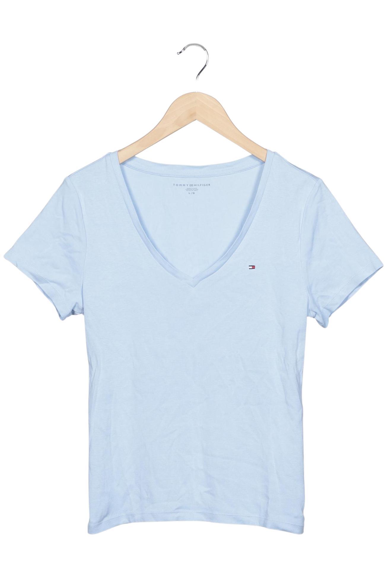 

Tommy Hilfiger Damen T-Shirt, hellblau, Gr. 42
