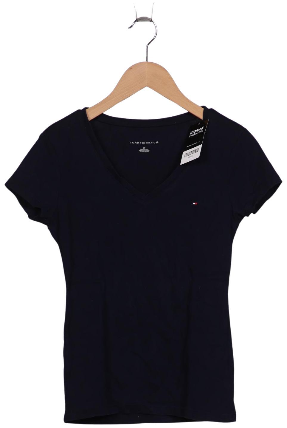 

Tommy Hilfiger Damen T-Shirt, marineblau, Gr. 36