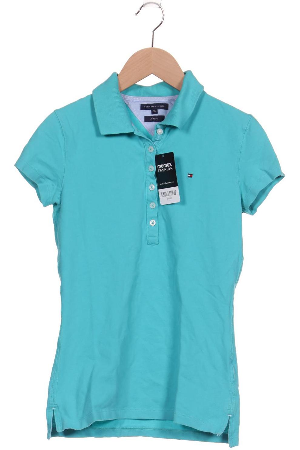 

Tommy Hilfiger Damen Poloshirt, türkis, Gr. 34