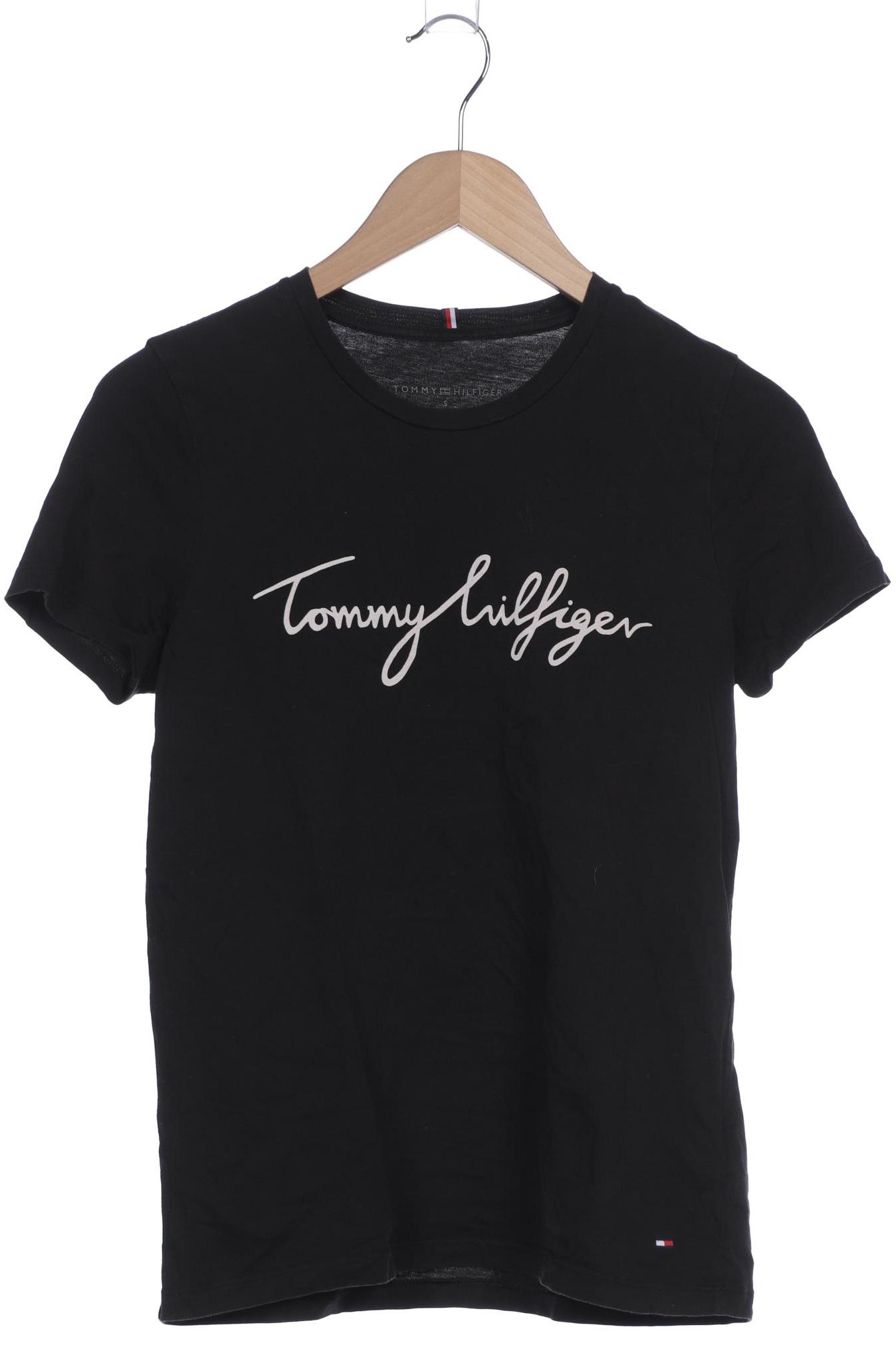 

Tommy Hilfiger Damen T-Shirt, schwarz, Gr. 36