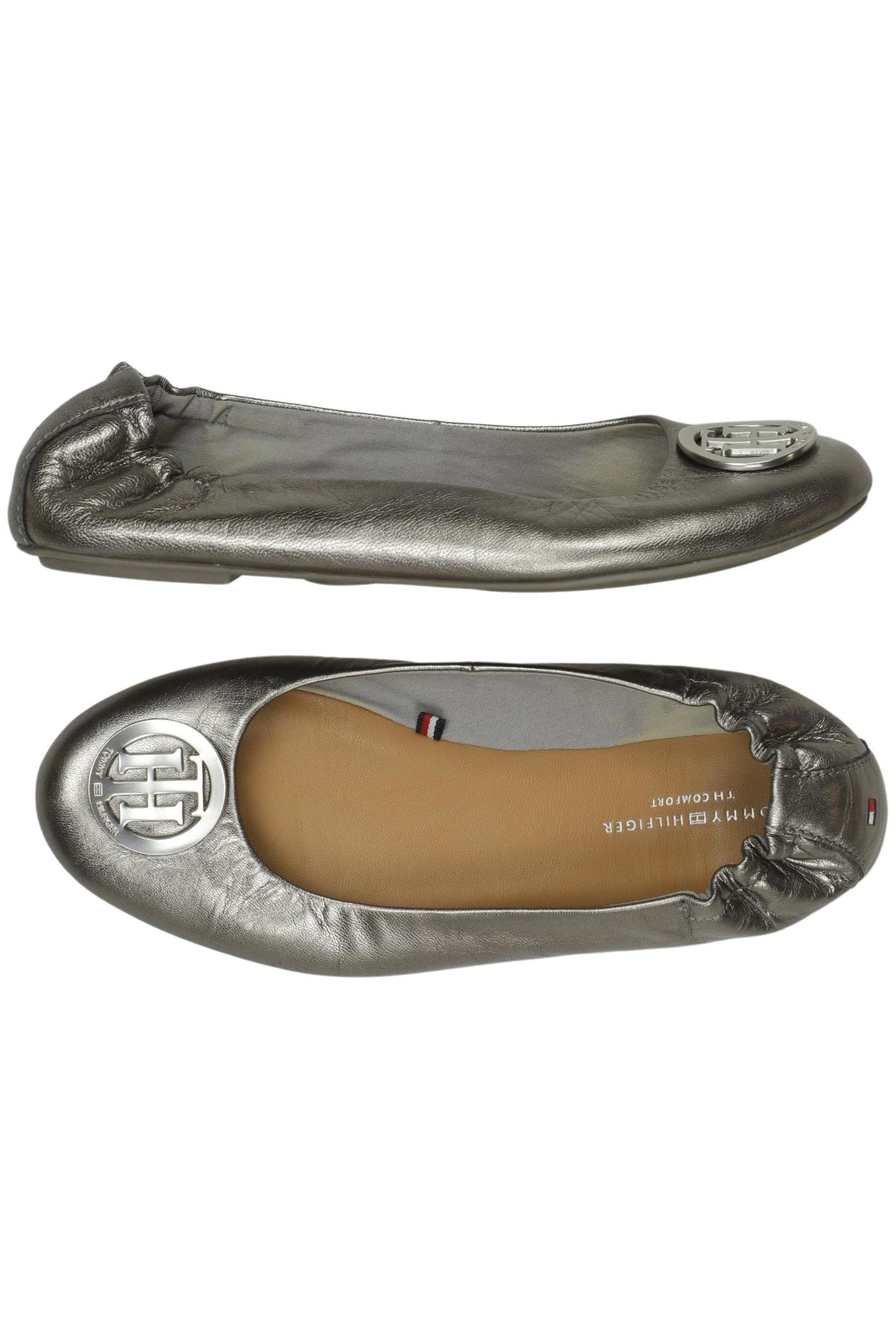 

Tommy Hilfiger Damen Ballerinas, silber, Gr. 38