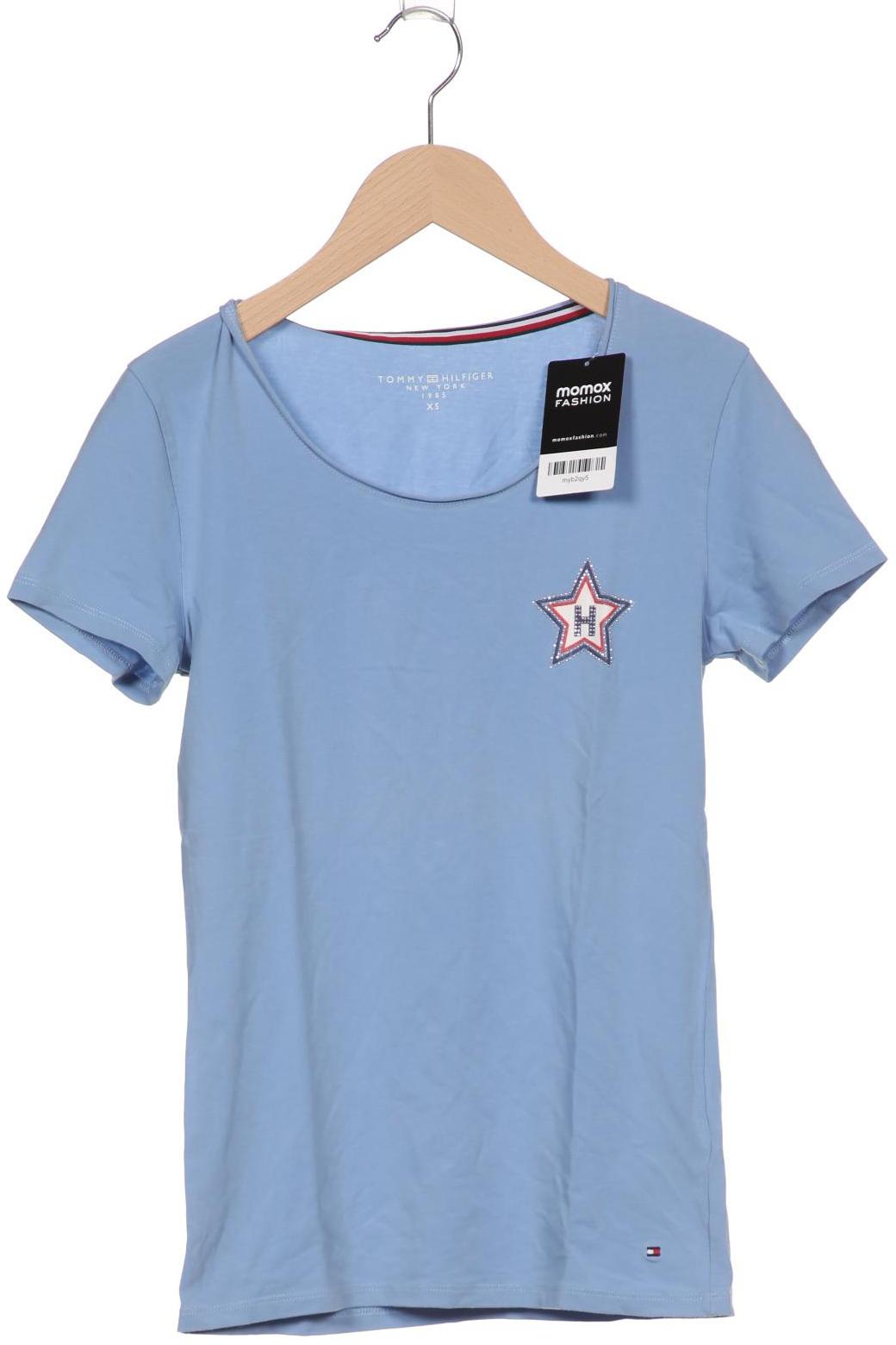 

Tommy Hilfiger Damen T-Shirt, blau, Gr. 34