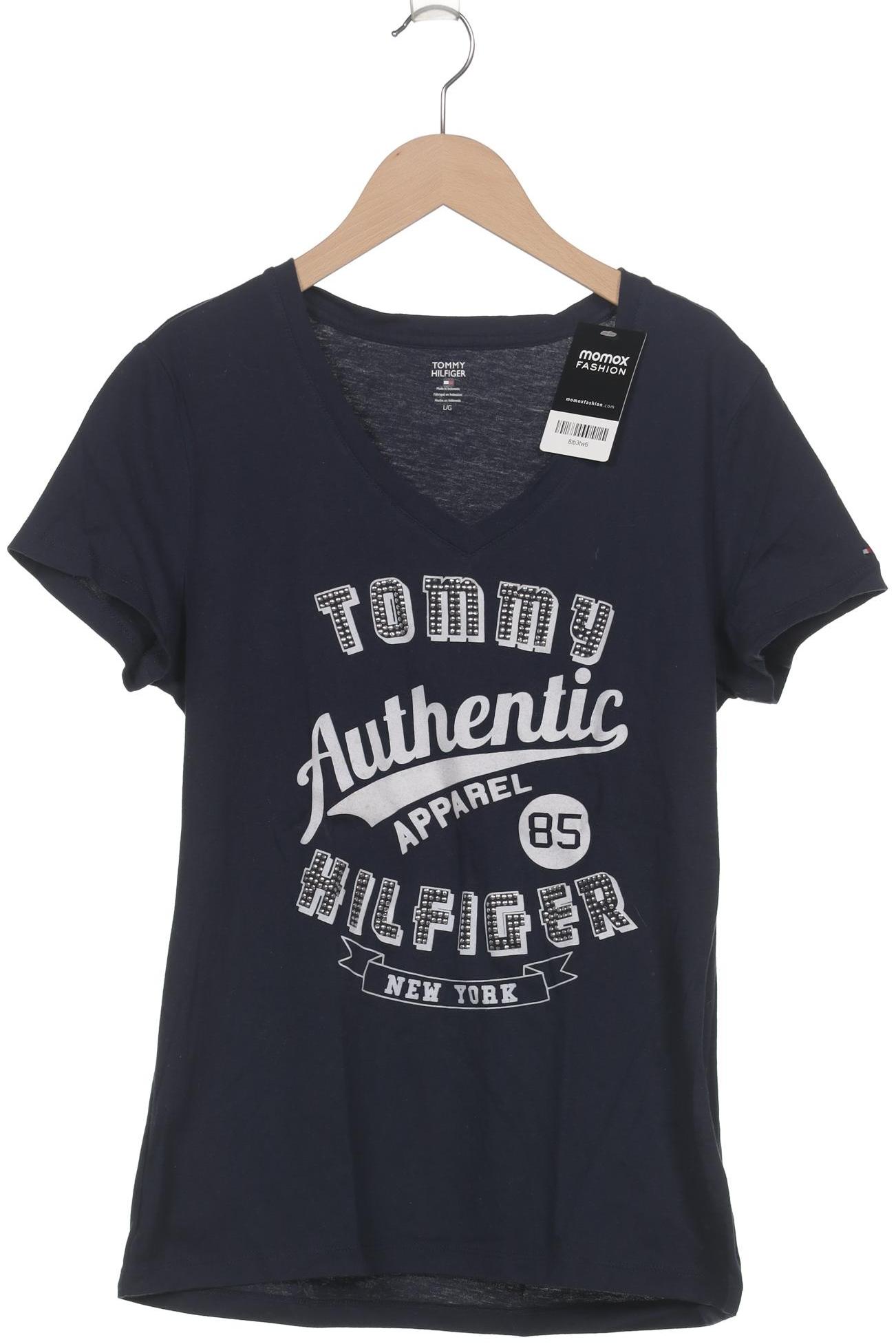 

Tommy Hilfiger Damen T-Shirt, marineblau, Gr. 42
