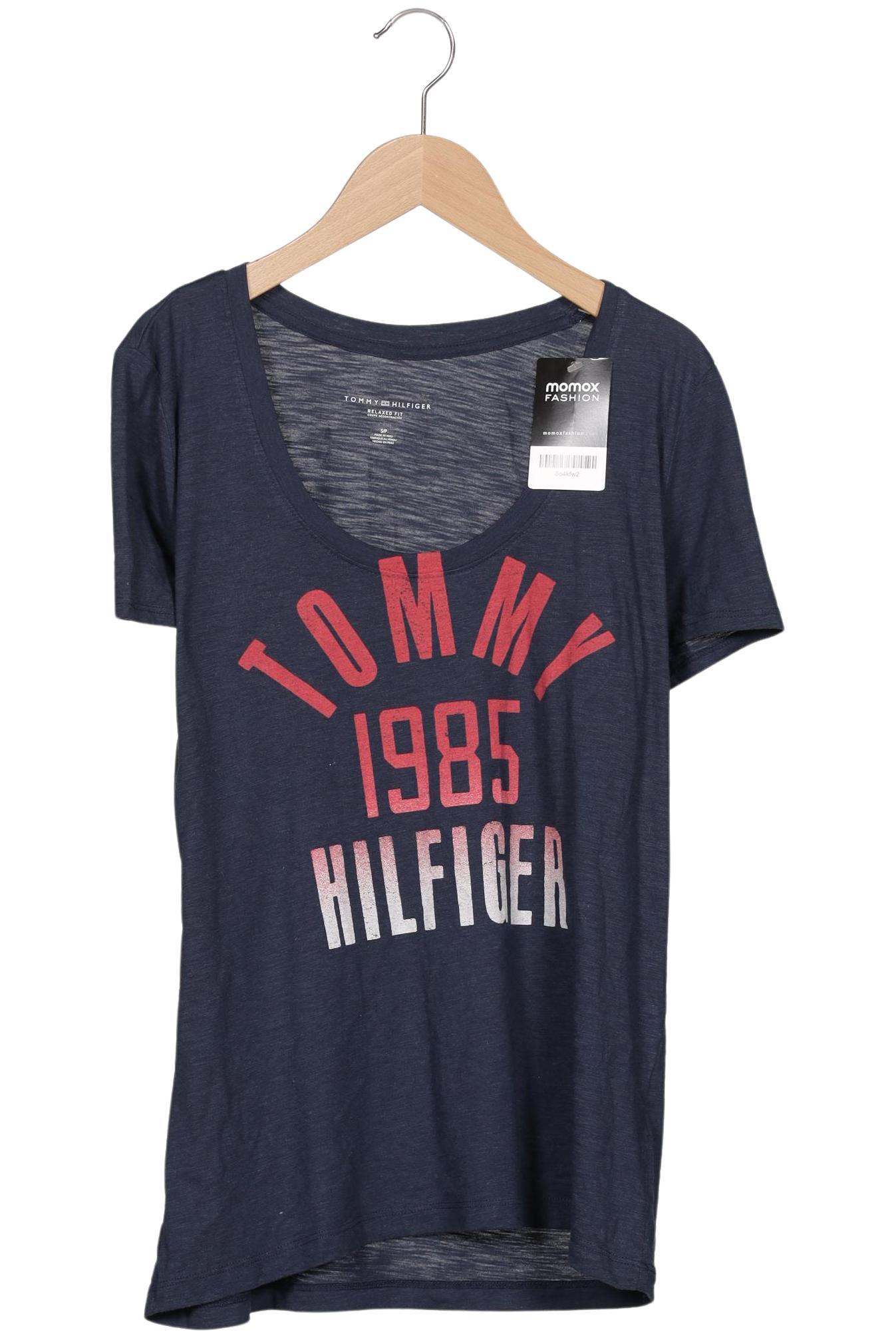 

Tommy Hilfiger Damen T-Shirt, marineblau, Gr. 36