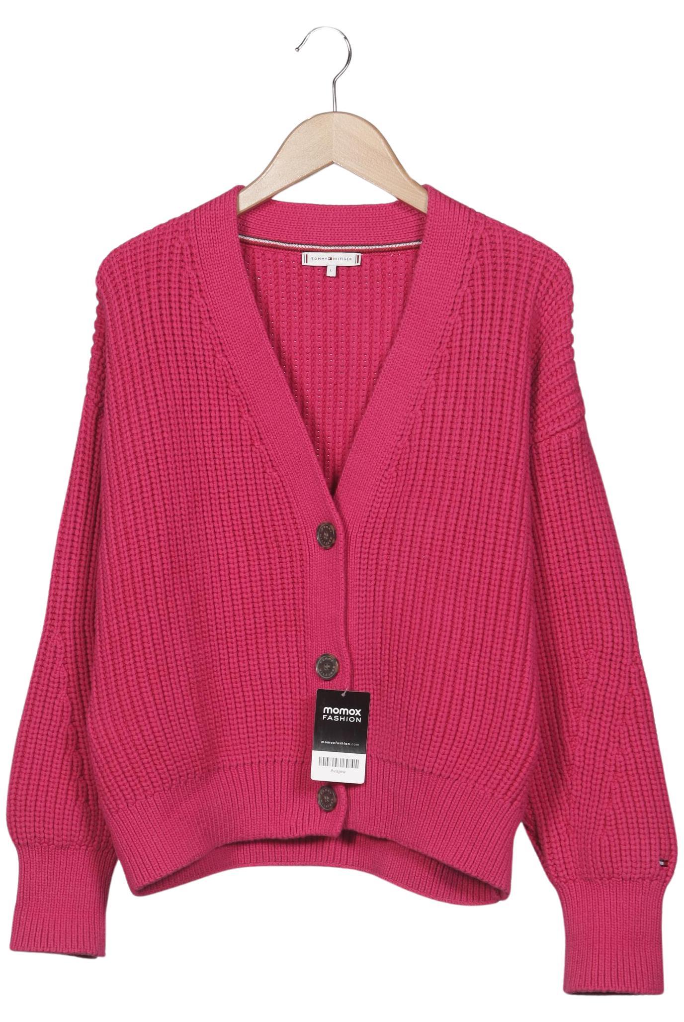 

Tommy Hilfiger Damen Strickjacke, pink, Gr. 42