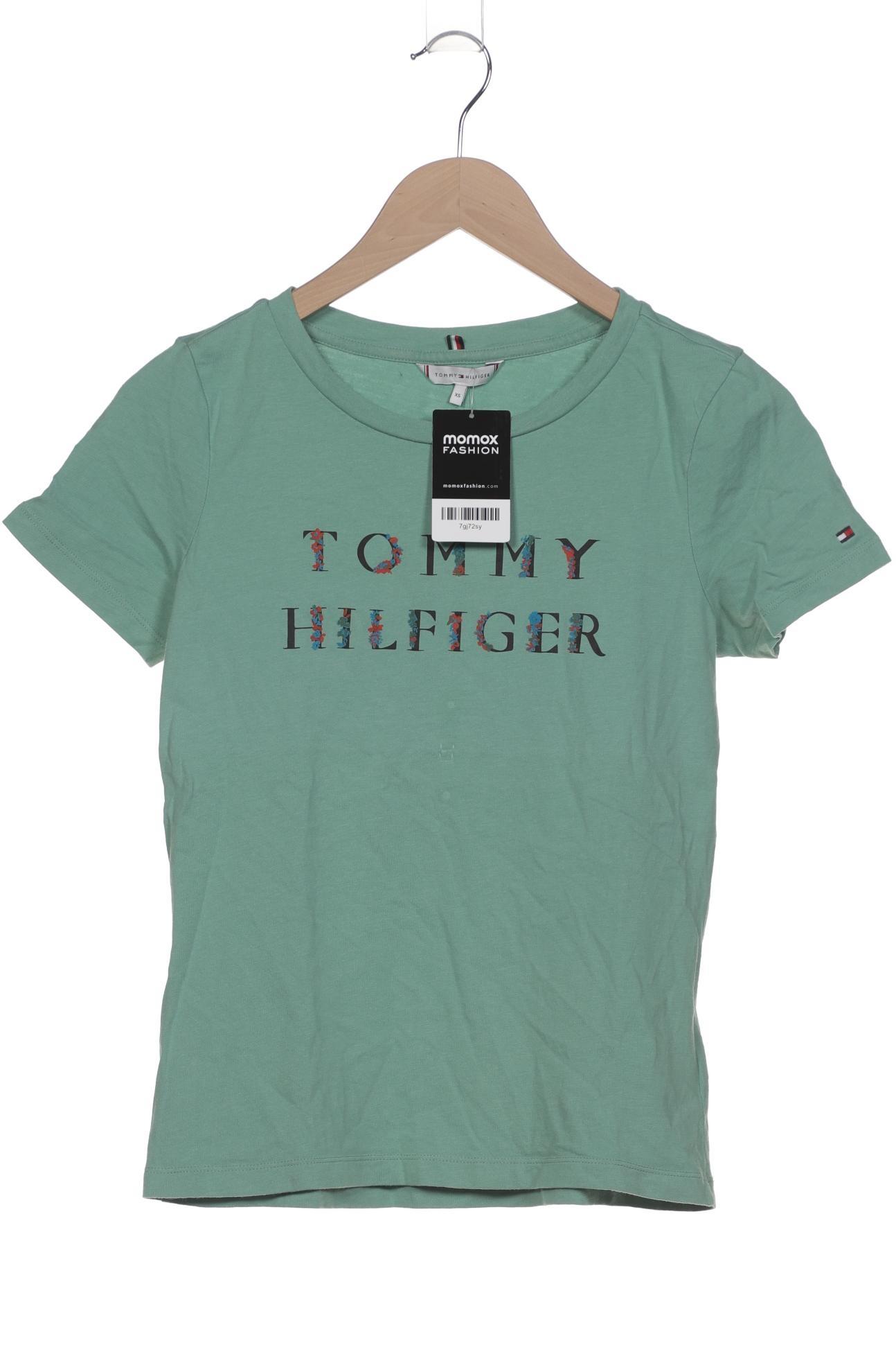 

Tommy Hilfiger Damen T-Shirt, grün, Gr. 34
