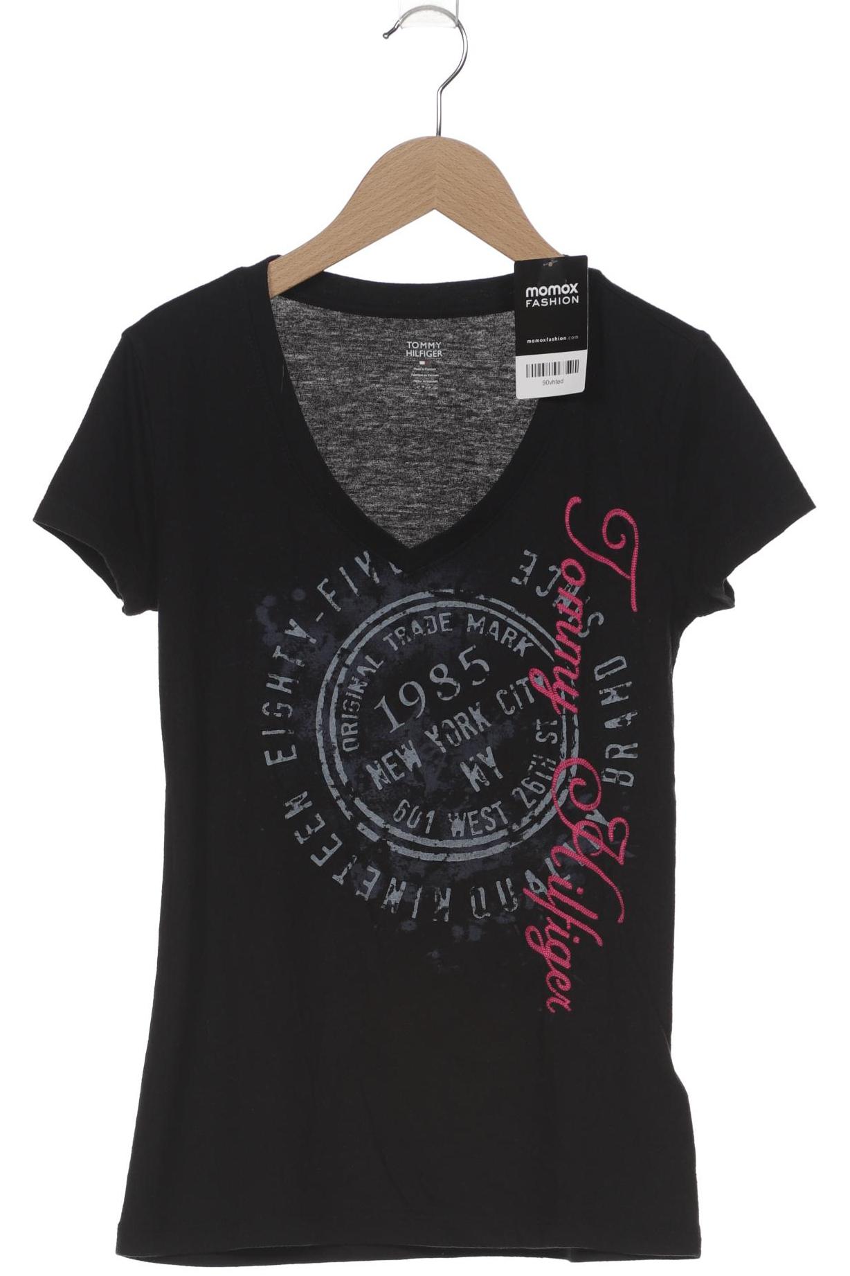 

Tommy Hilfiger Damen T-Shirt, schwarz, Gr. 36