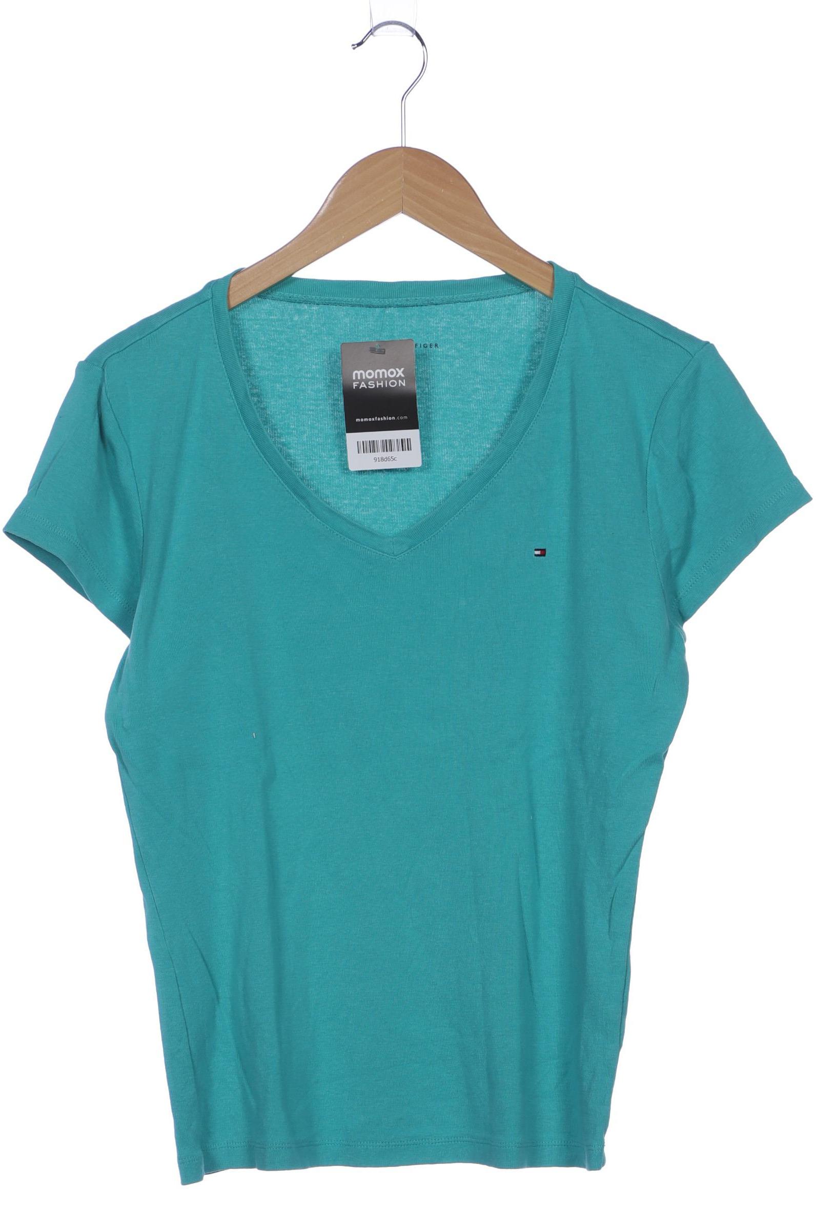 

Tommy Hilfiger Damen T-Shirt, türkis, Gr. 42