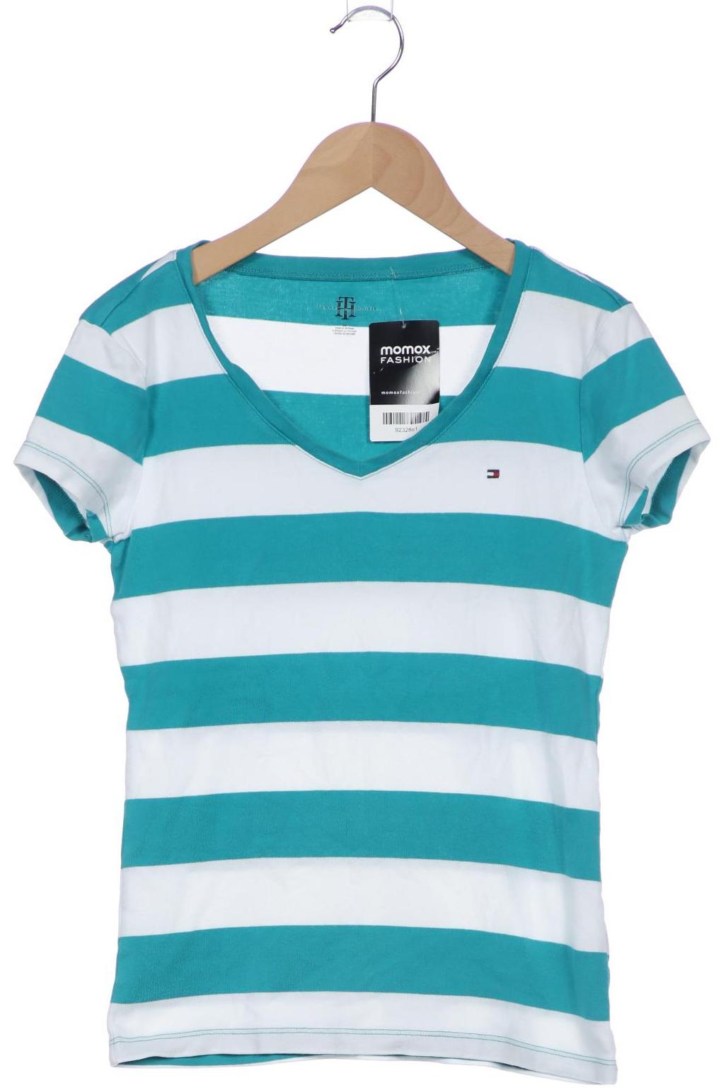 

Tommy Hilfiger Damen T-Shirt, türkis, Gr. 36