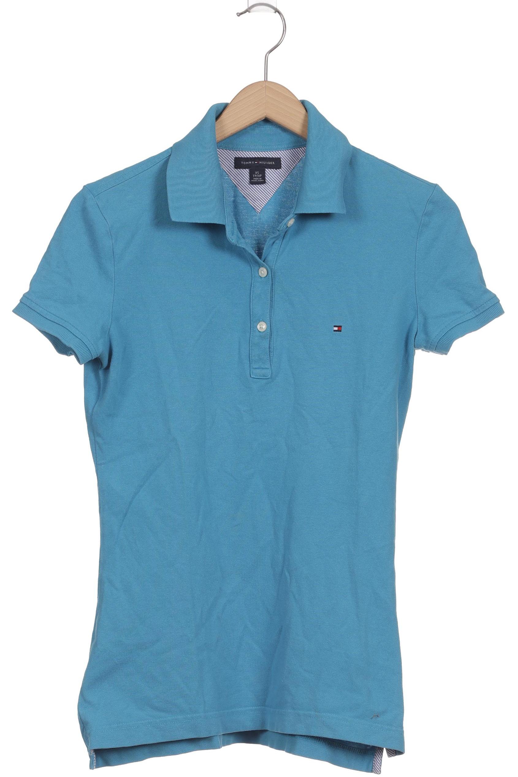 

Tommy Hilfiger Damen Poloshirt, blau, Gr.