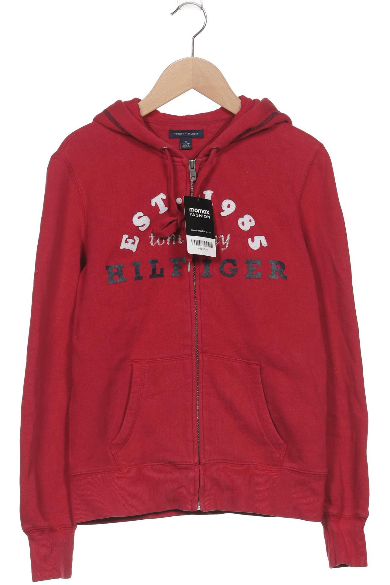 

Tommy Hilfiger Damen Kapuzenpullover, rot, Gr. 34