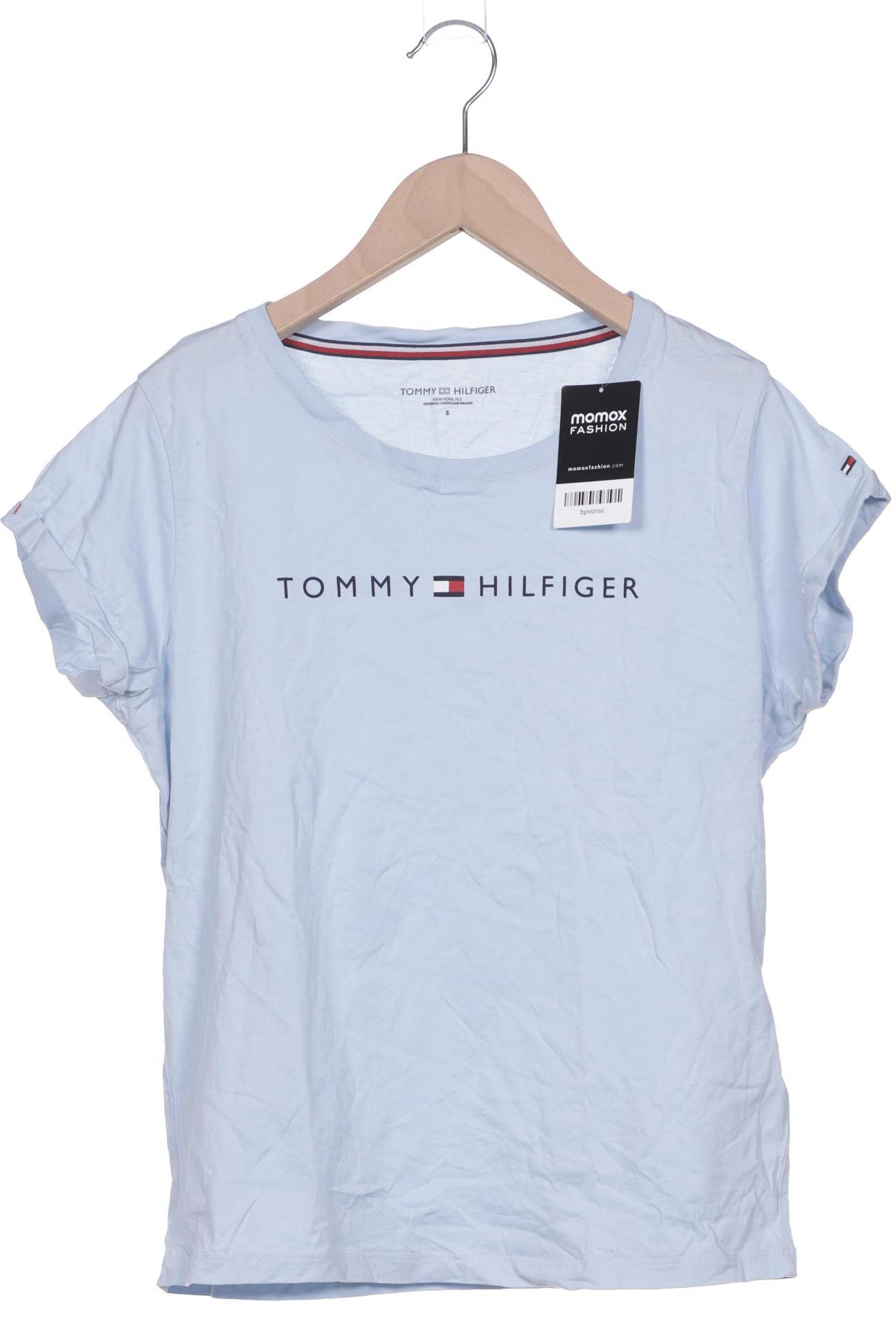 

Tommy Hilfiger Damen T-Shirt, hellblau, Gr. 36