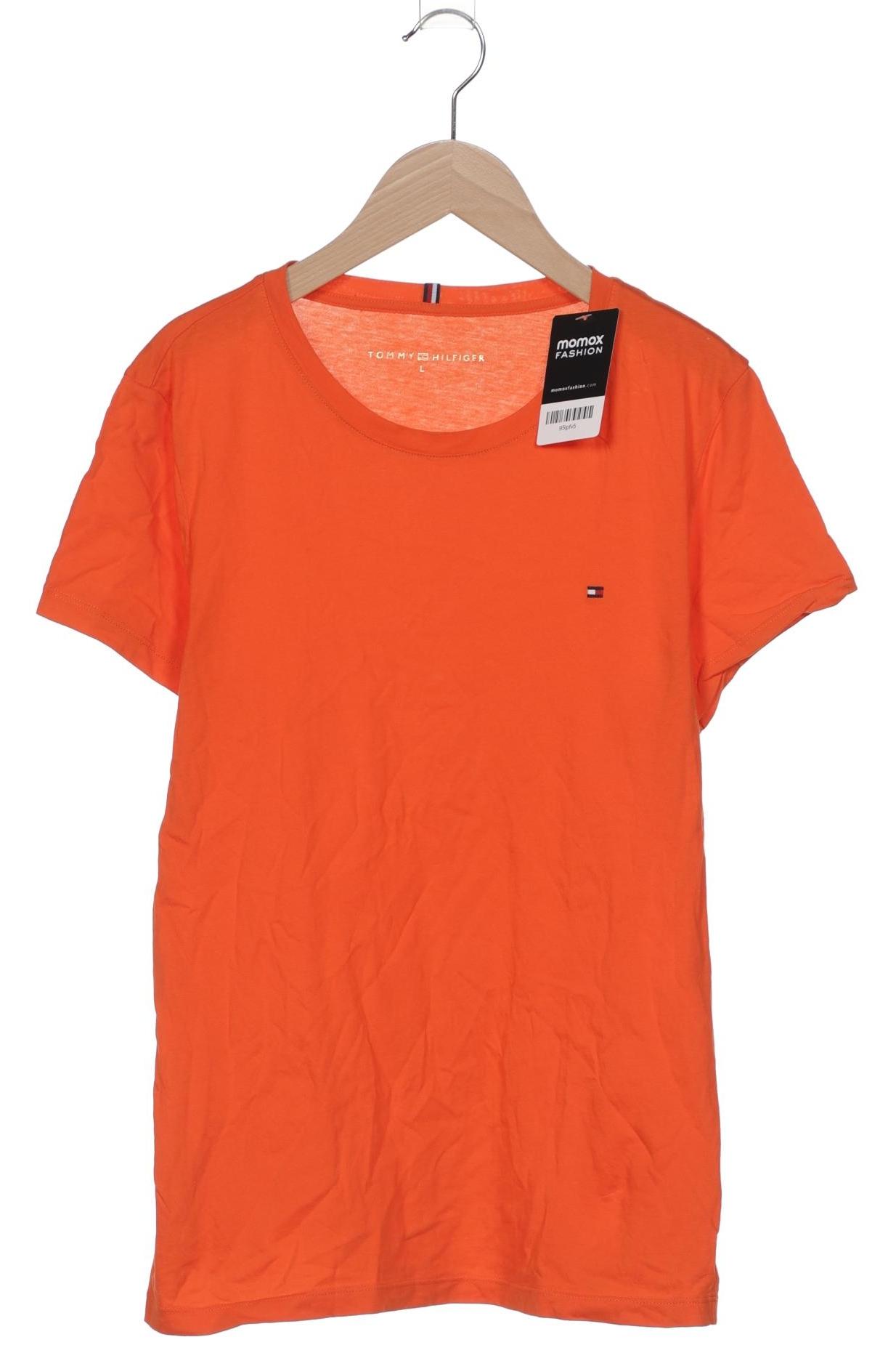 

Tommy Hilfiger Damen T-Shirt, orange, Gr. 42