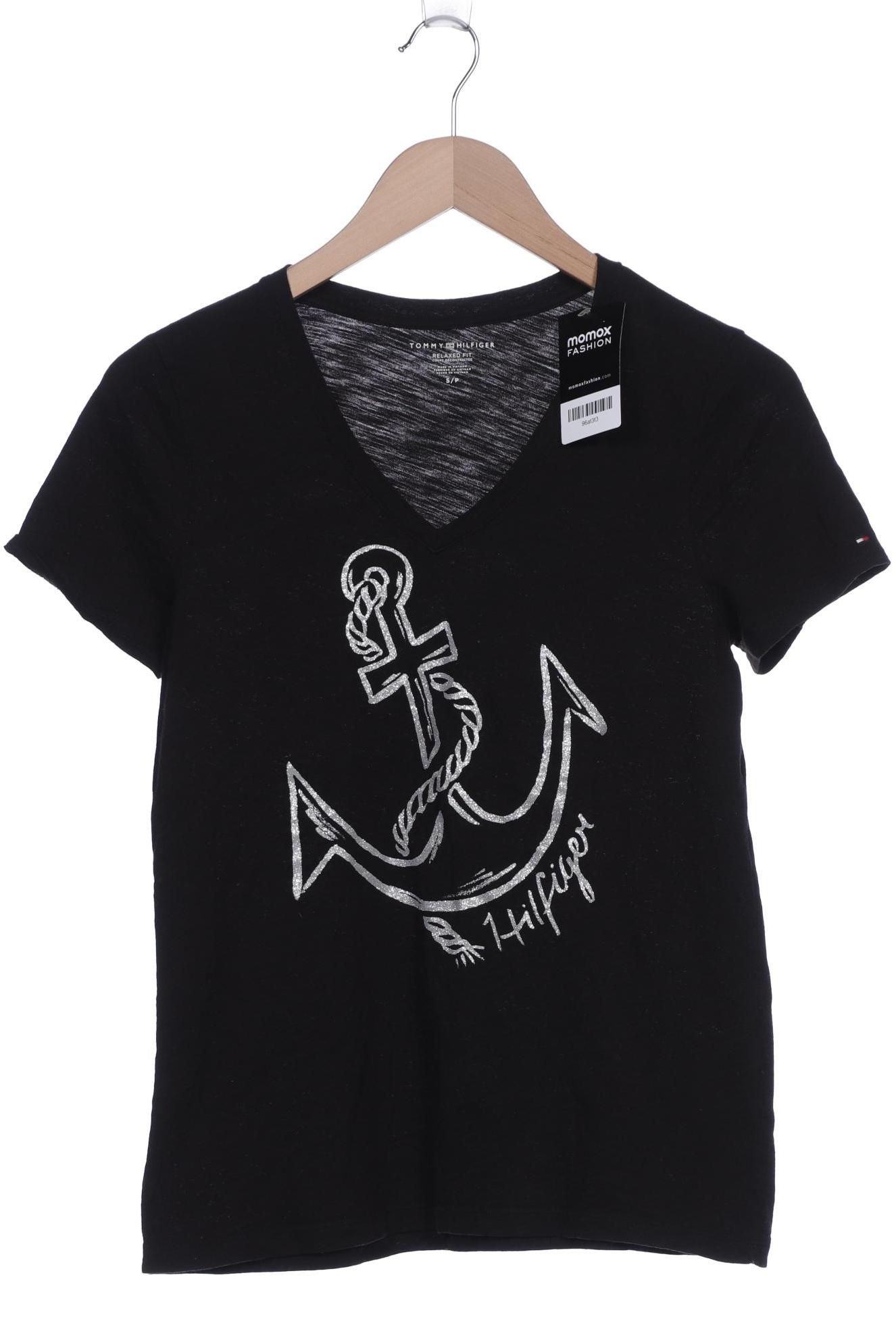 

Tommy Hilfiger Damen T-Shirt, schwarz, Gr. 36