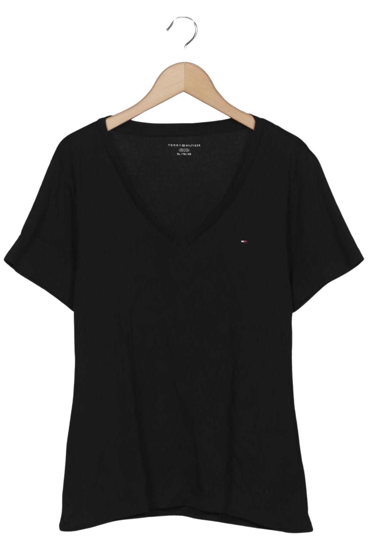 

Tommy Hilfiger Damen T-Shirt, schwarz, Gr. 44