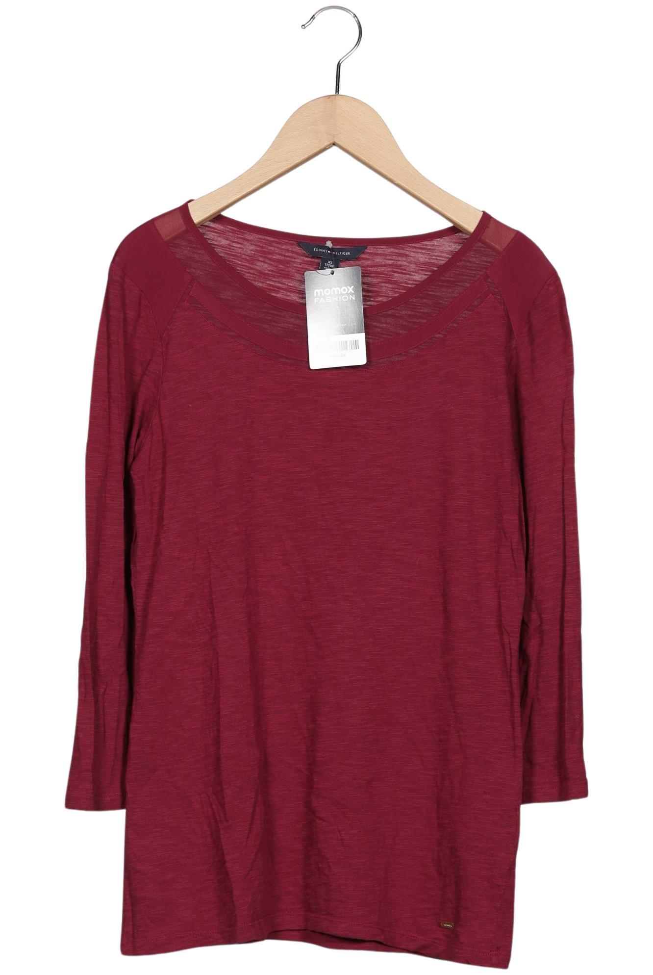 

Tommy Hilfiger Damen Langarmshirt, bordeaux, Gr. 34