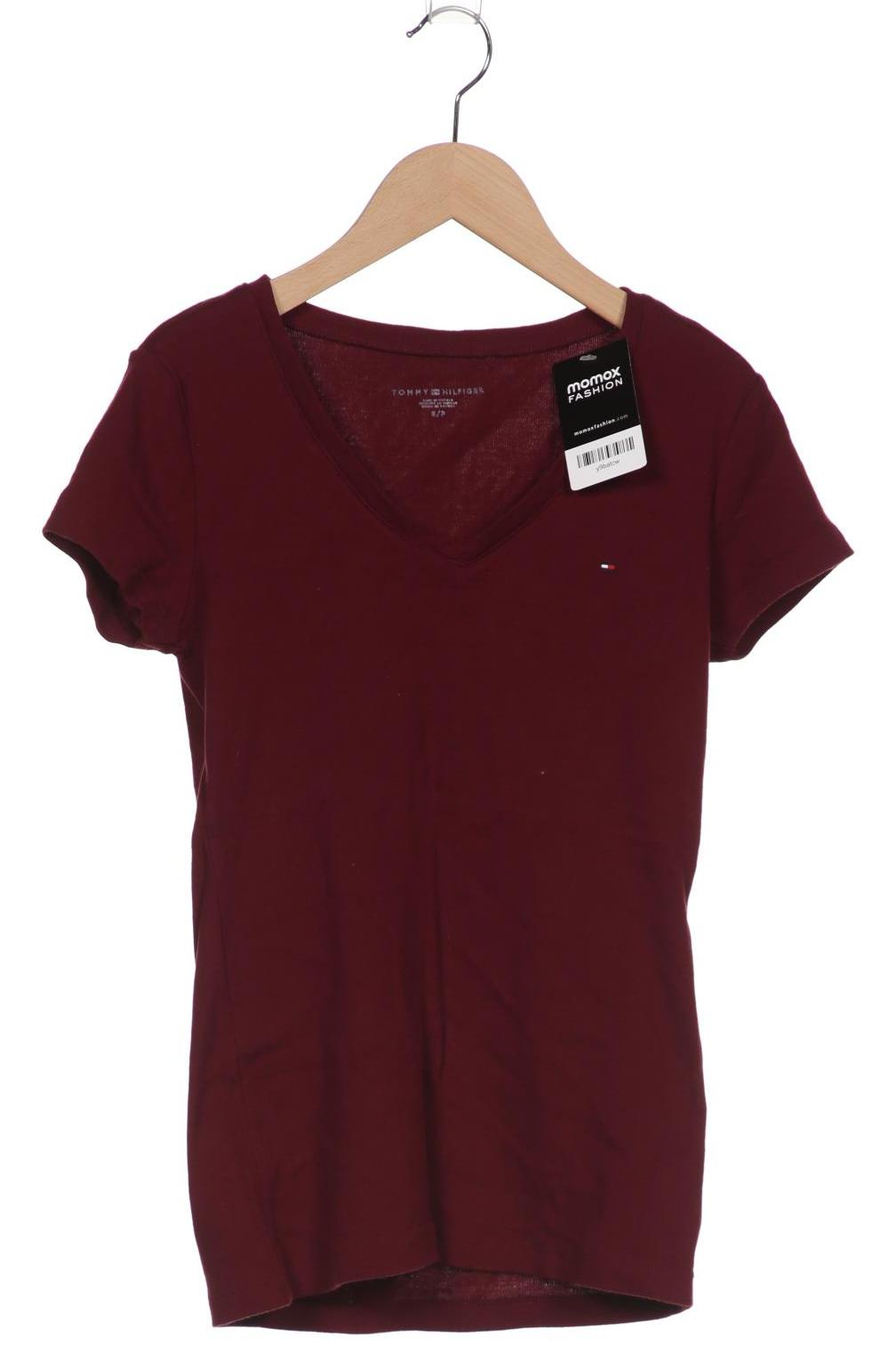 

Tommy Hilfiger Damen T-Shirt, bordeaux, Gr. 36