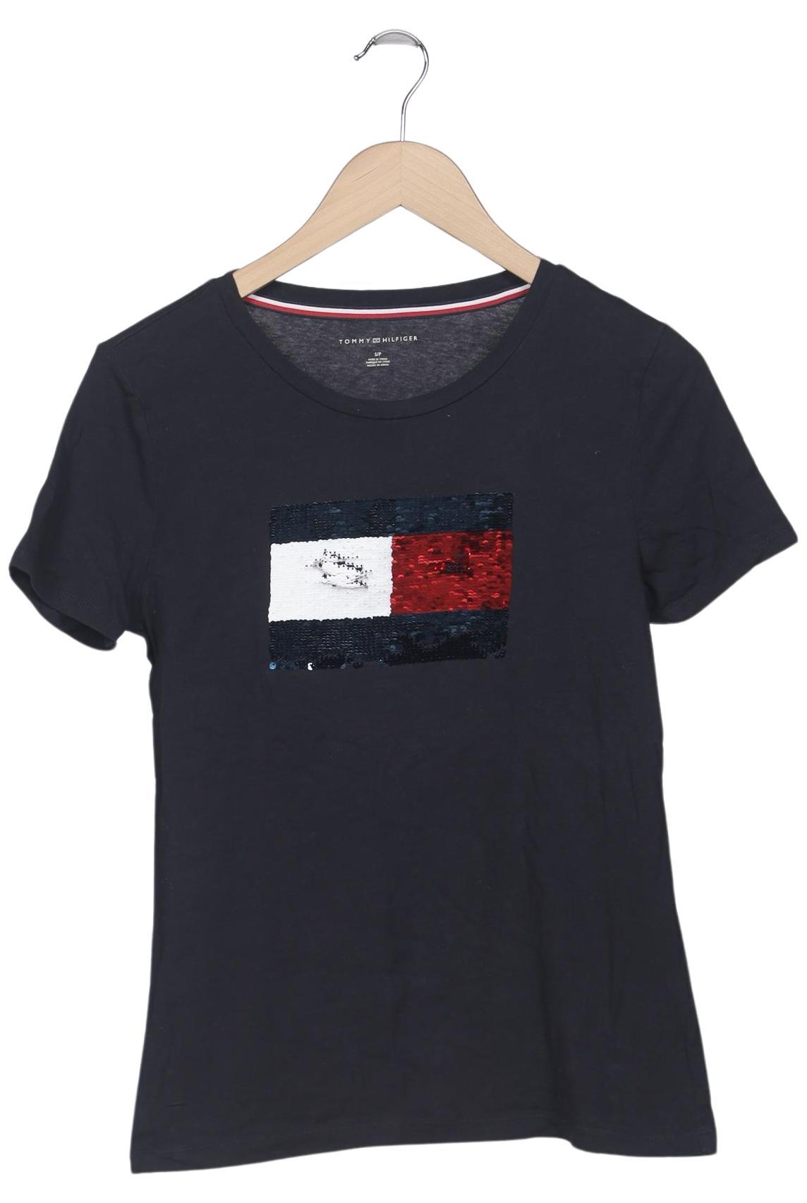 

Tommy Hilfiger Damen T-Shirt, marineblau, Gr. 36