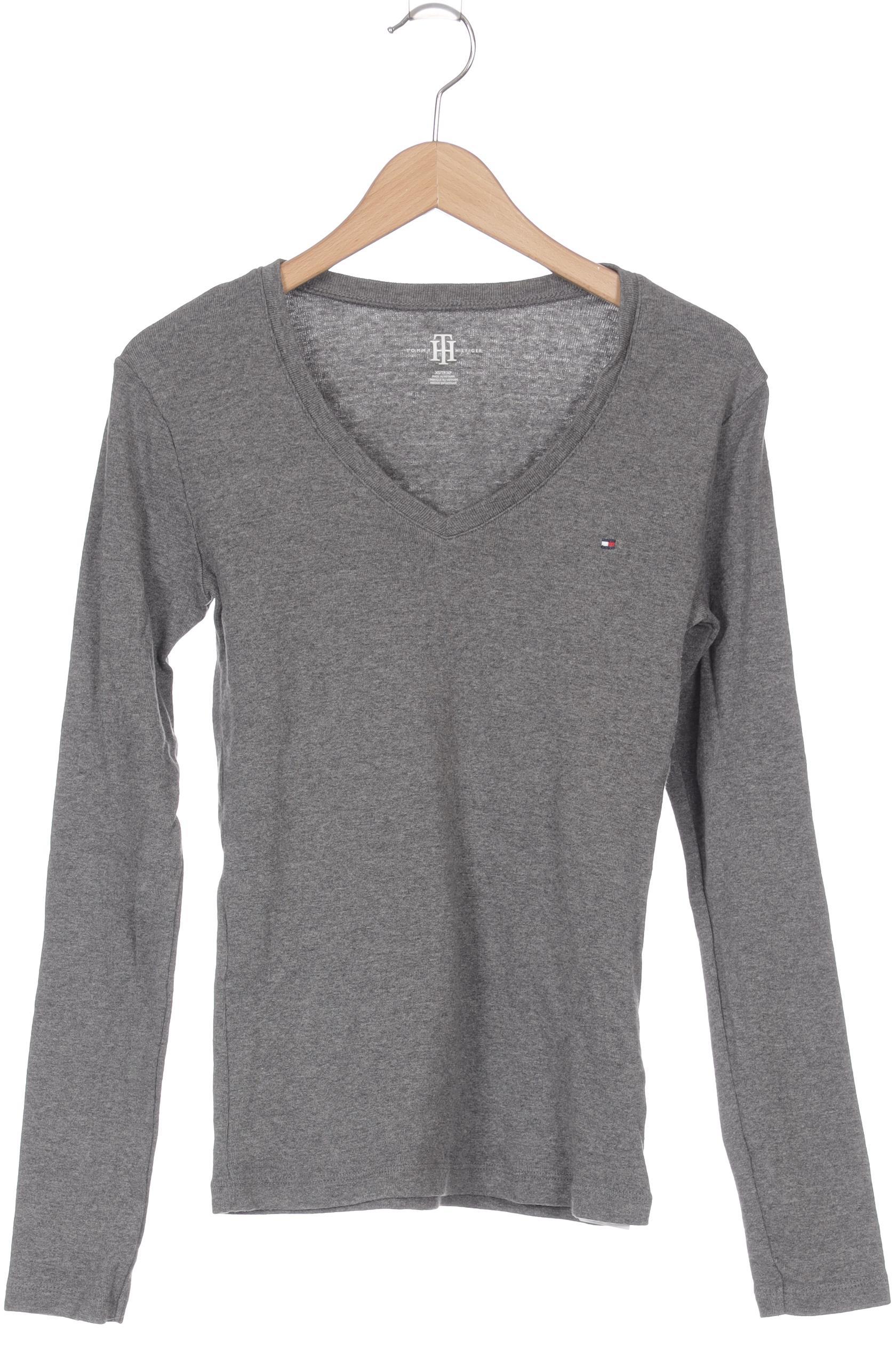 

Tommy Hilfiger Damen Langarmshirt, grau, Gr. 34