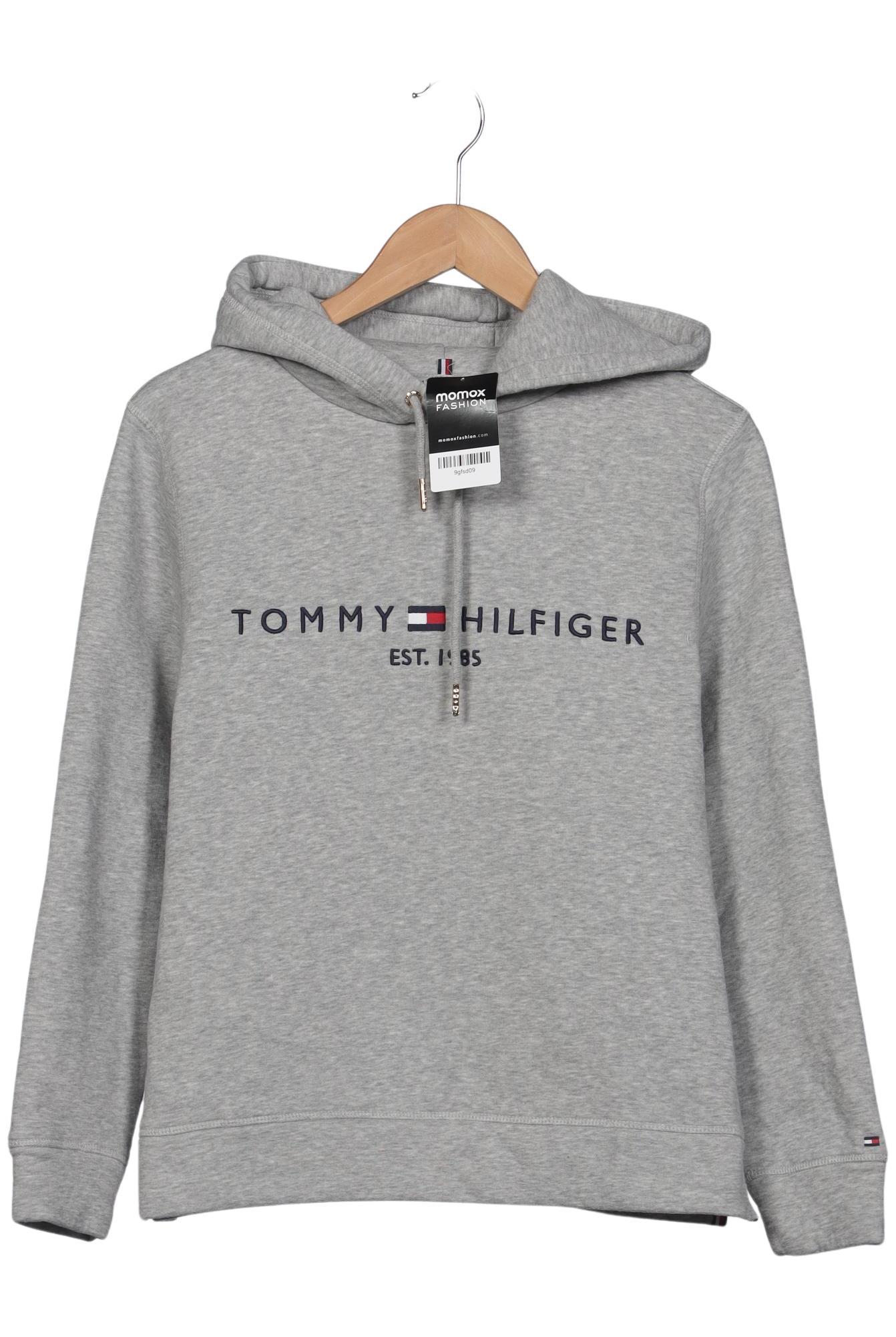 

Tommy Hilfiger Damen Kapuzenpullover, grau, Gr. 34