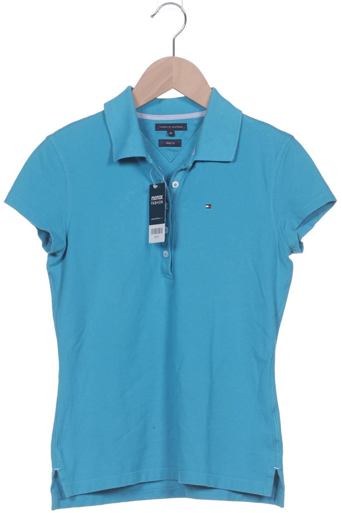 

Tommy Hilfiger Damen Poloshirt, blau, Gr. 34