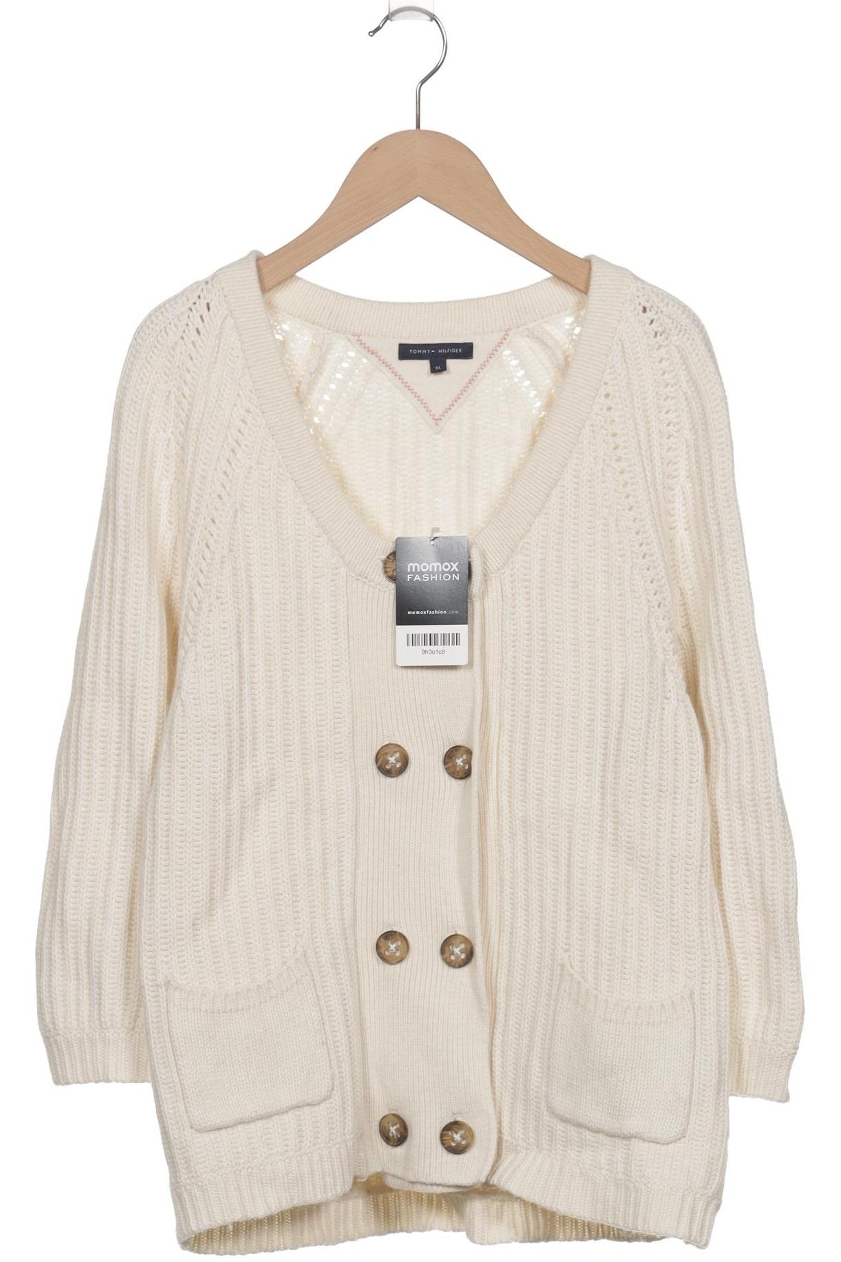 

Tommy Hilfiger Damen Strickjacke, cremeweiß, Gr. 44