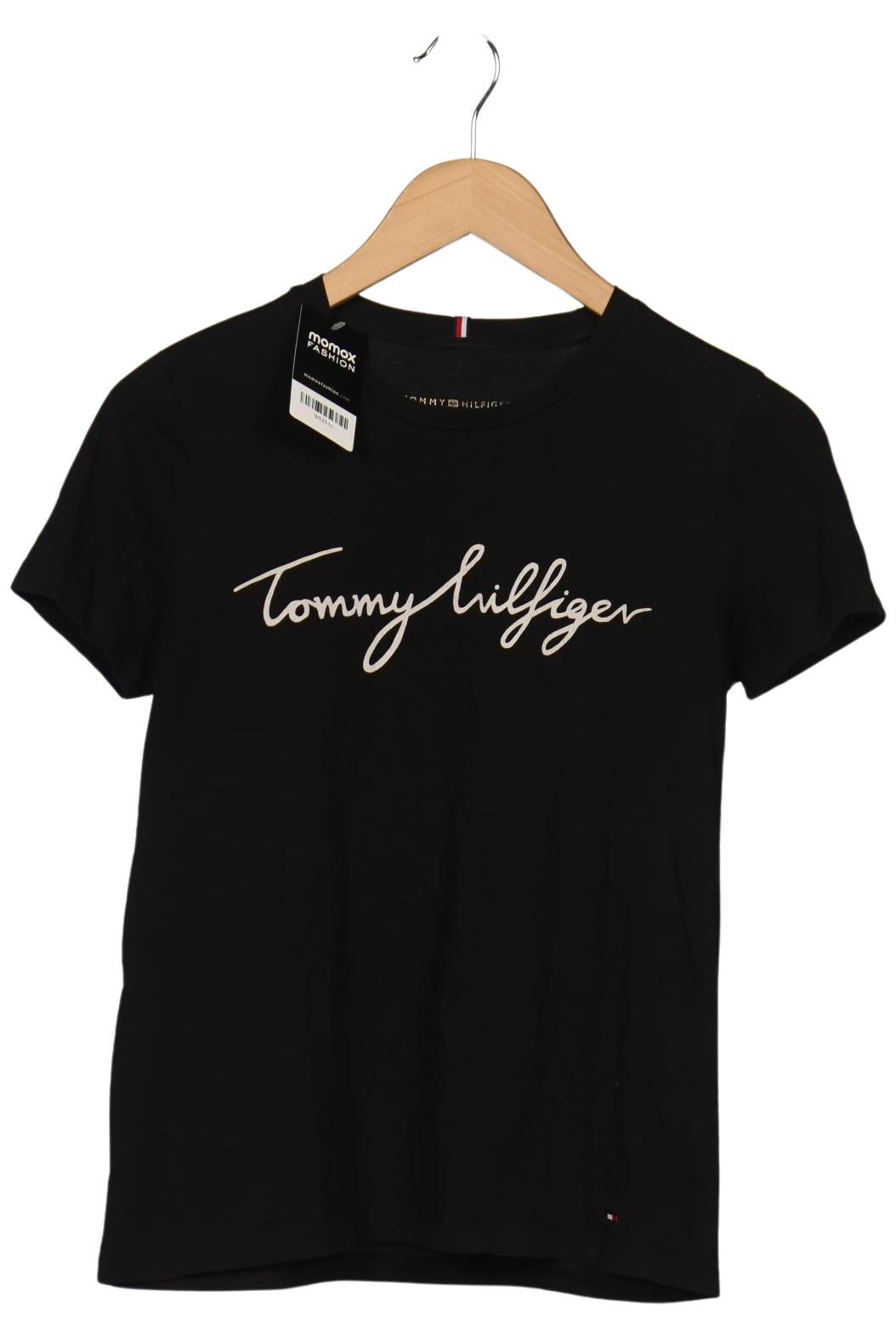 

Tommy Hilfiger Damen T-Shirt, schwarz, Gr. 36