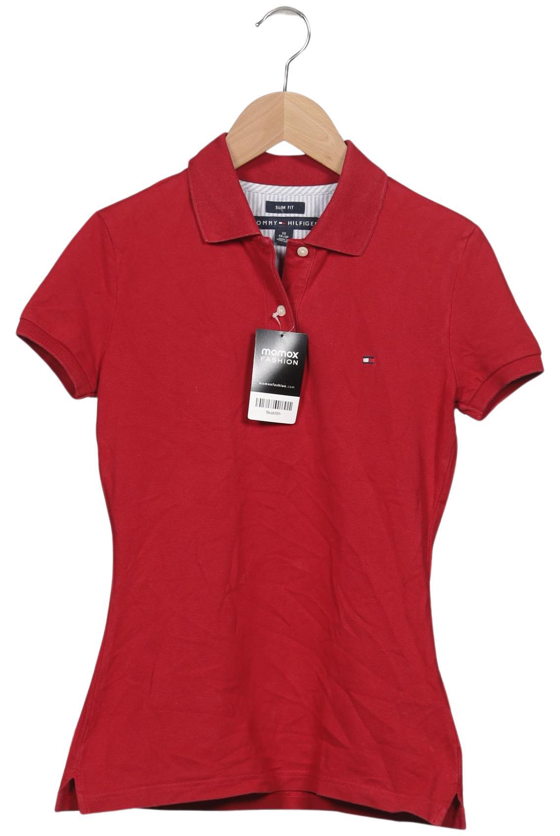 

Tommy Hilfiger Damen Poloshirt, rot, Gr. 34