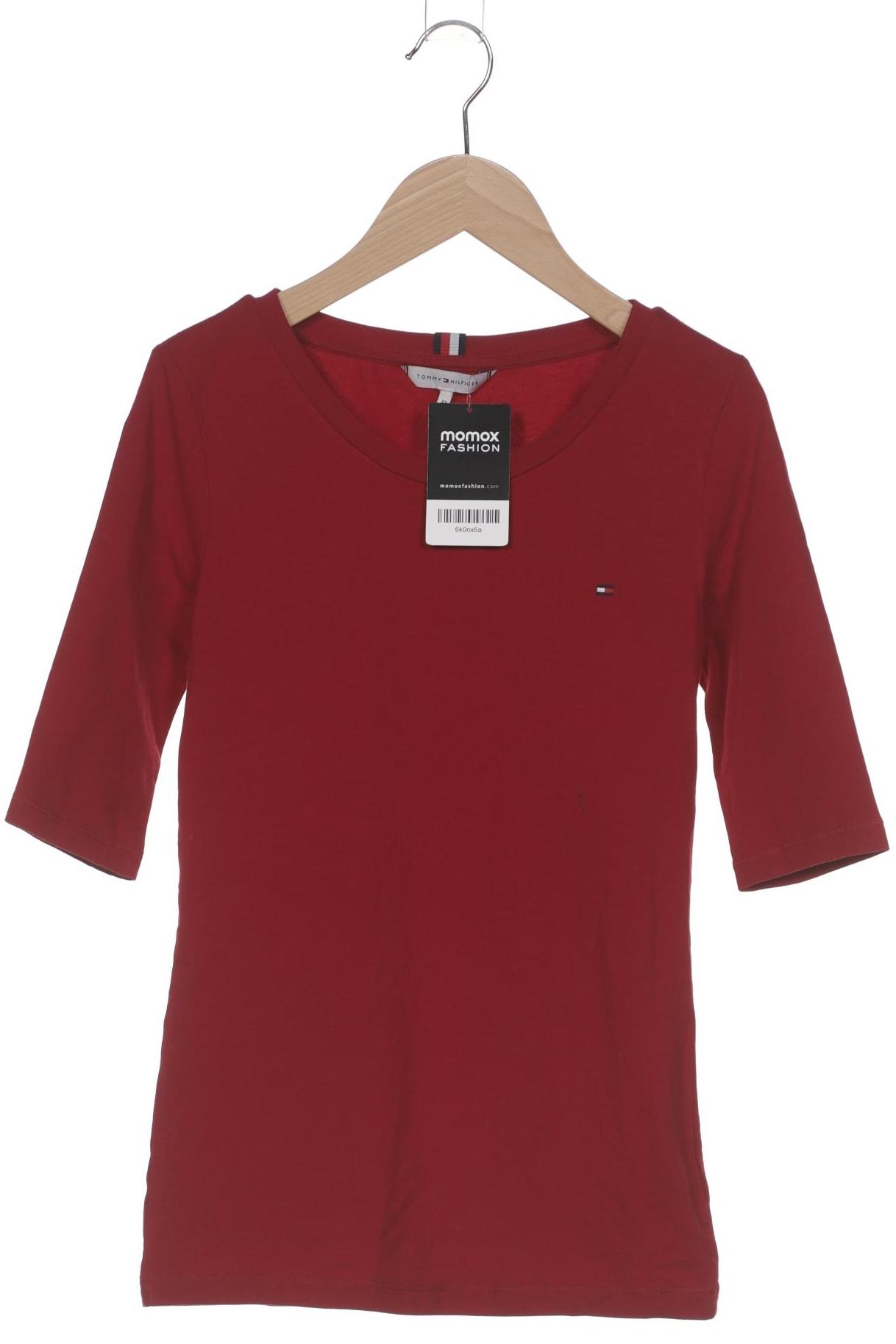 

Tommy Hilfiger Damen Langarmshirt, rot, Gr. 34