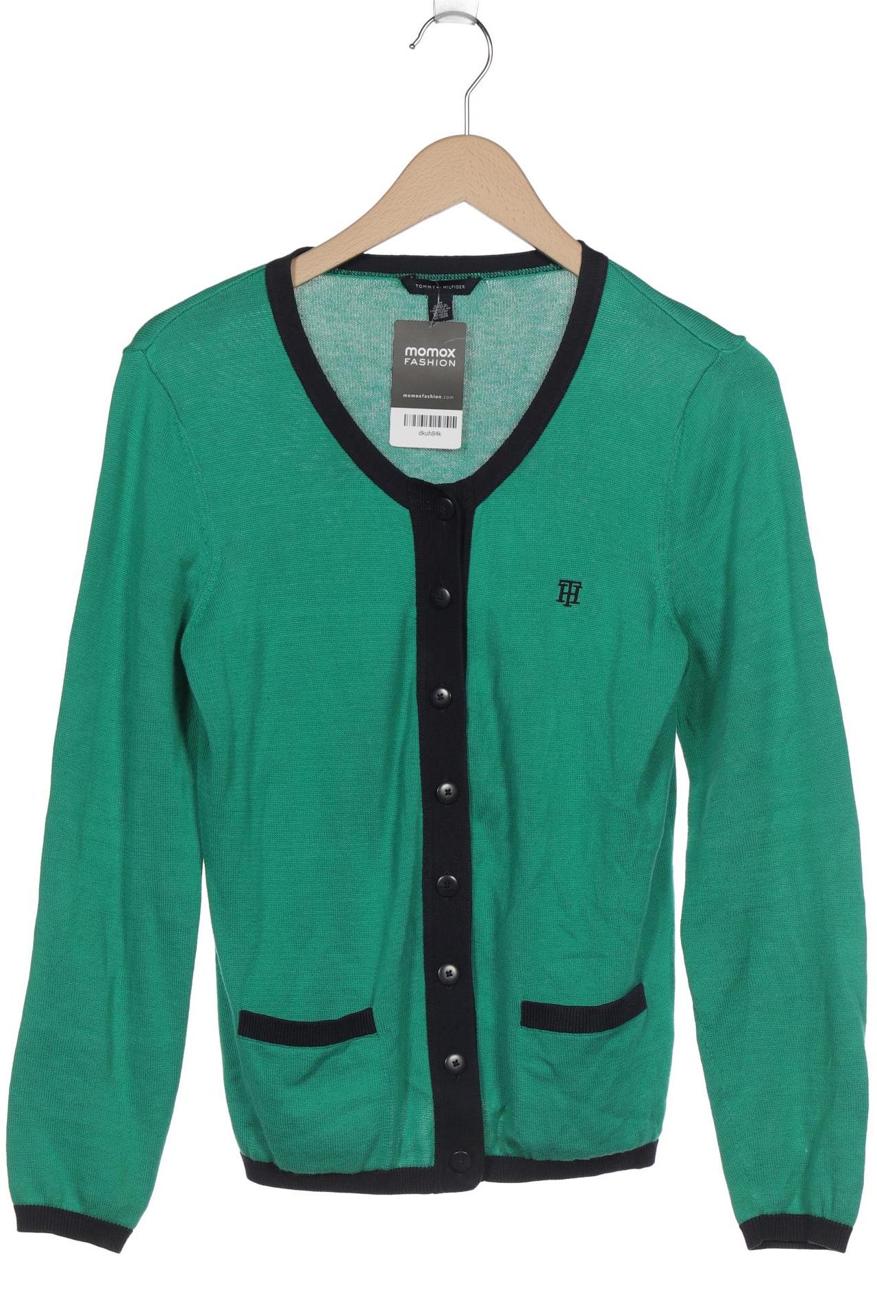 

Tommy Hilfiger Damen Strickjacke, grün, Gr. 38